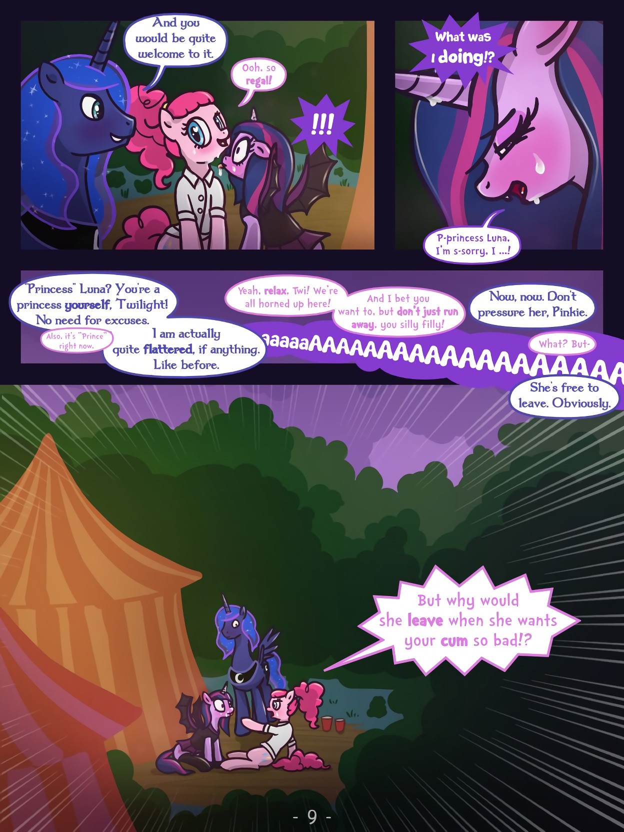 A Happy Nightmare Night porn comic picture 9