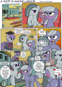 A Hoof in Making Limeade porn comic picture 1