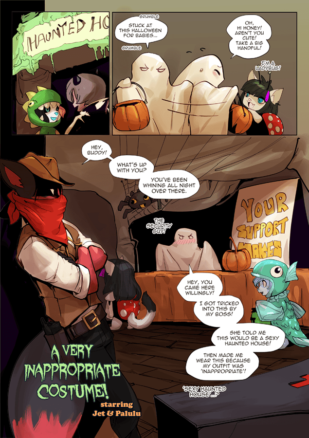 A Very Inappropriate Costume porn comic picture 1