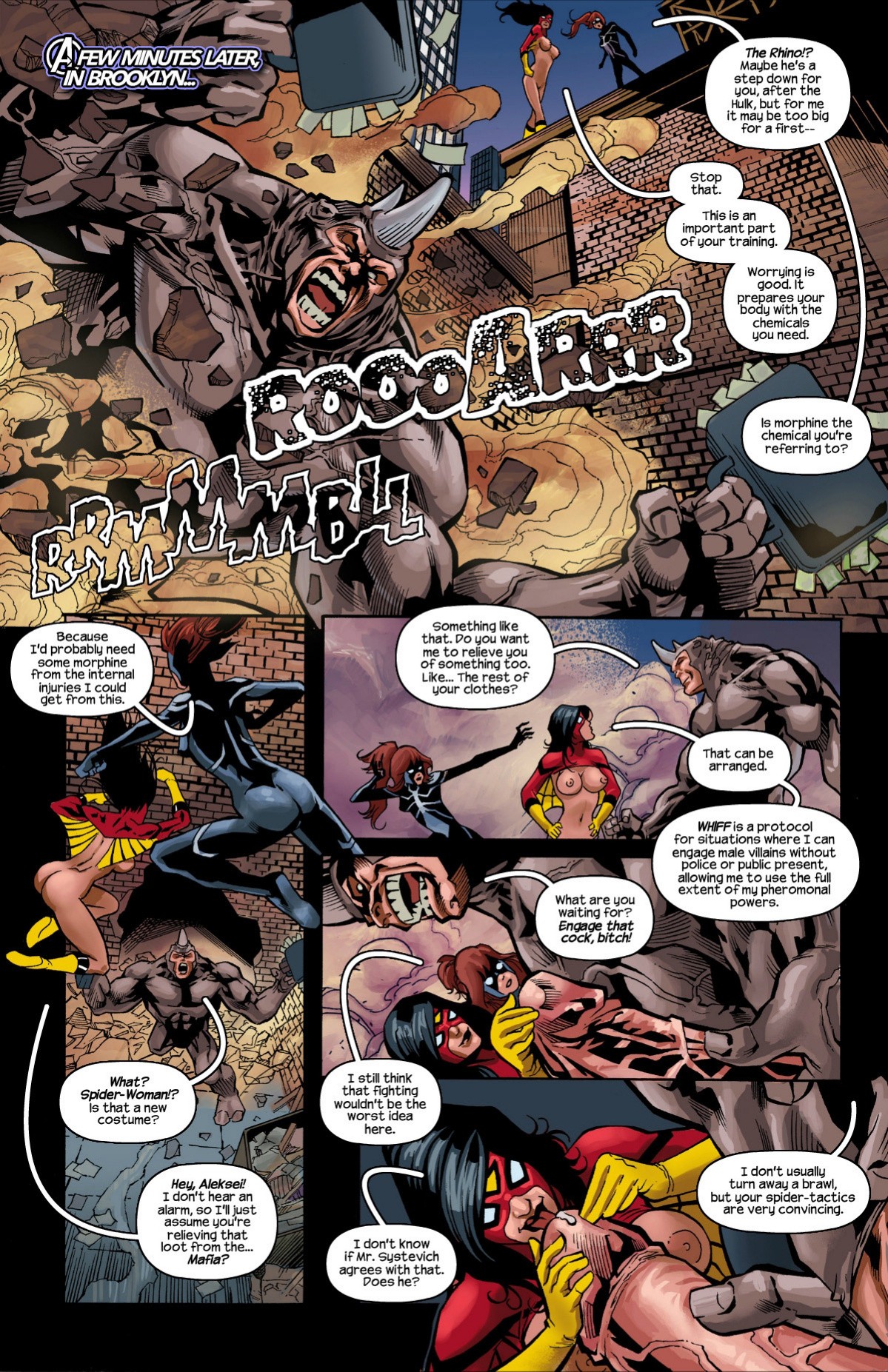 ARACHNIDS ASSEMBLE porn comic picture 5