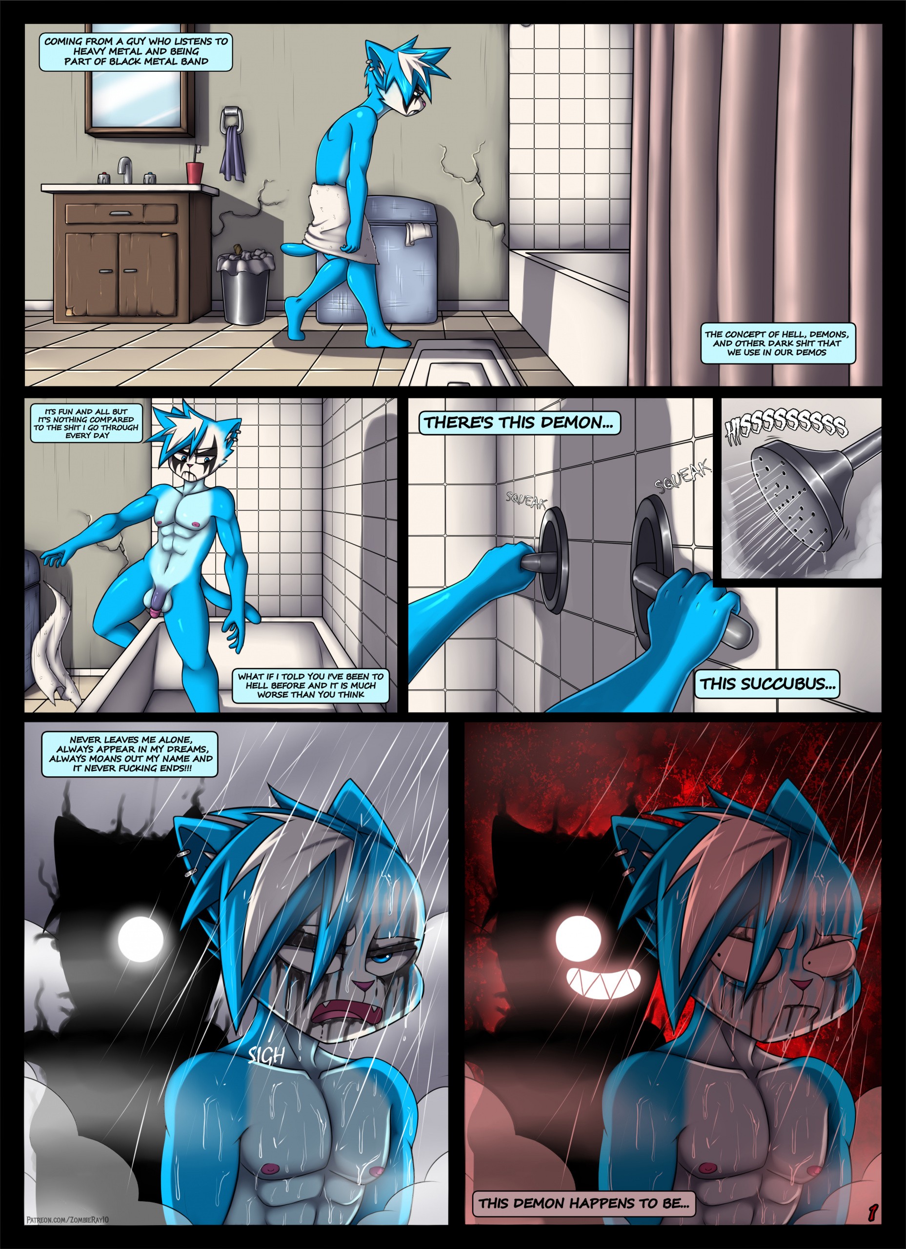 Bath Buddies porn comic picture 2