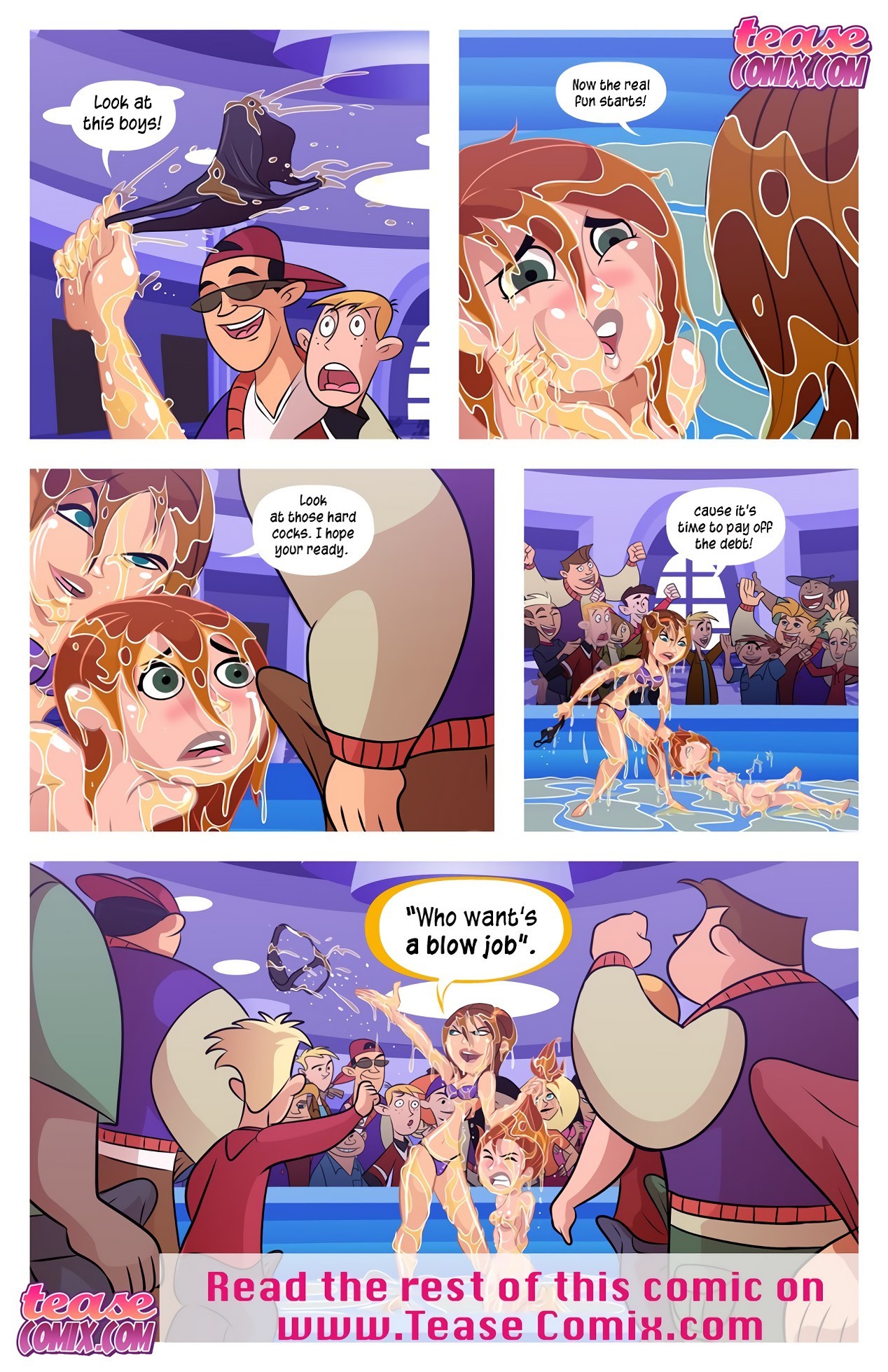 CHEER FIGHT porn comic picture 15