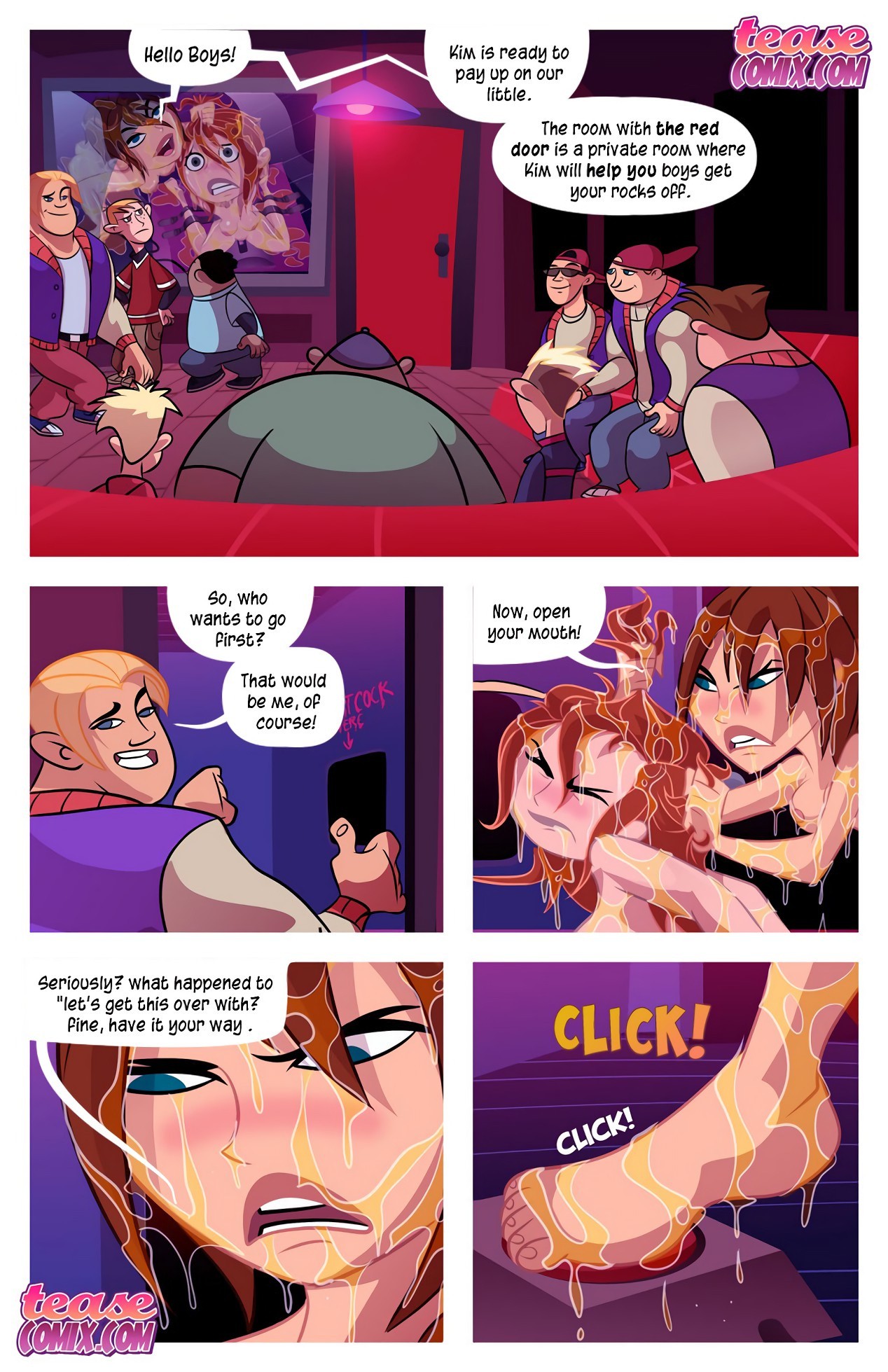 CHEER FIGHT porn comic picture 19