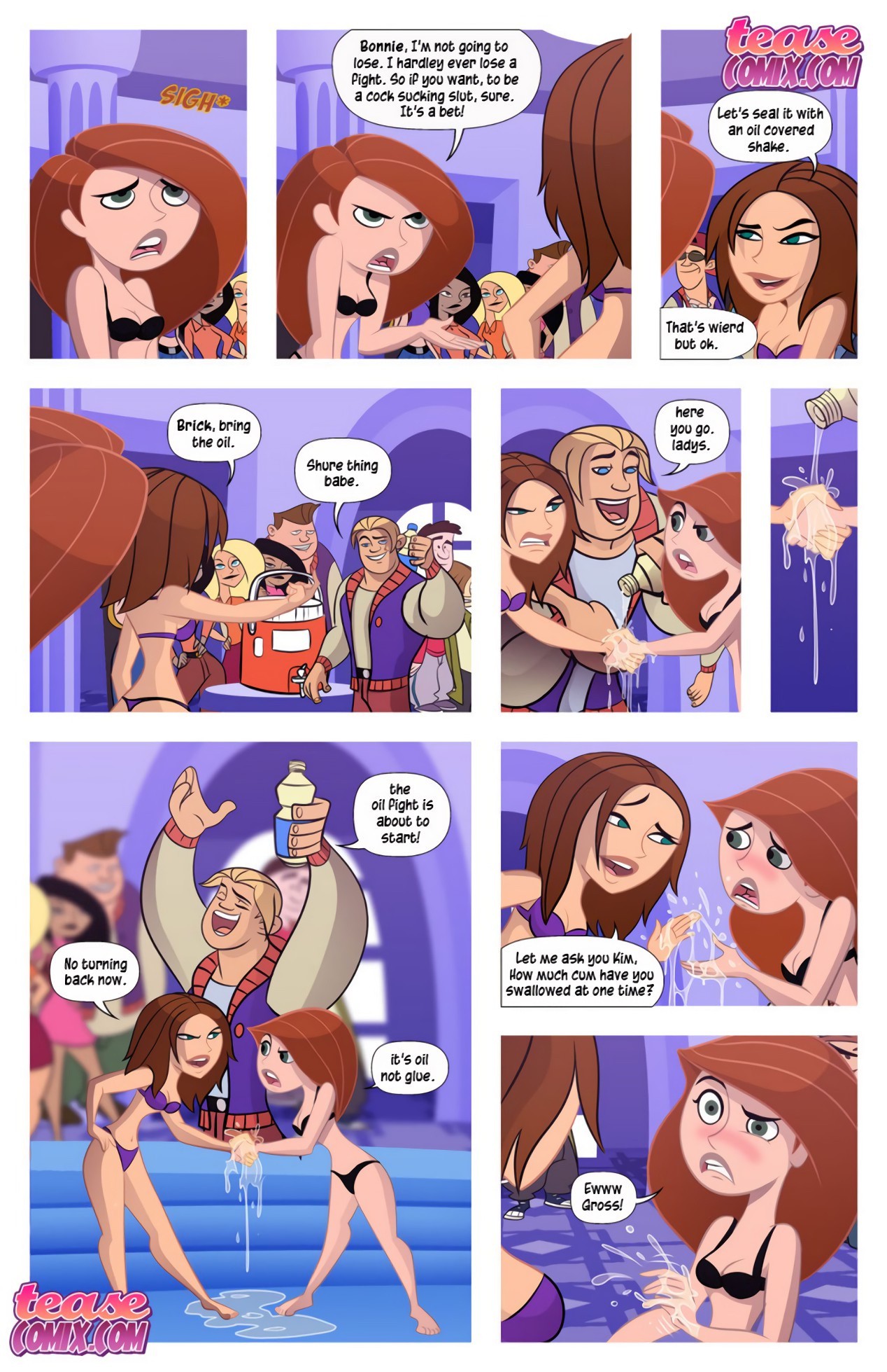 CHEER FIGHT porn comic picture 6