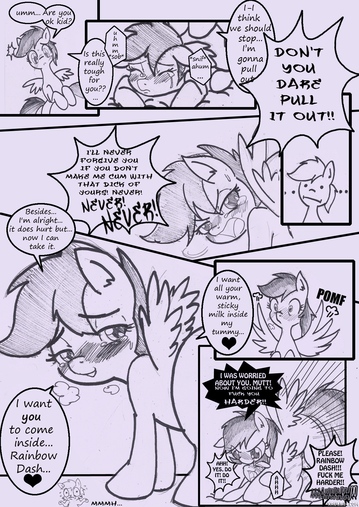 Cuddle Clouds porn comic picture 22
