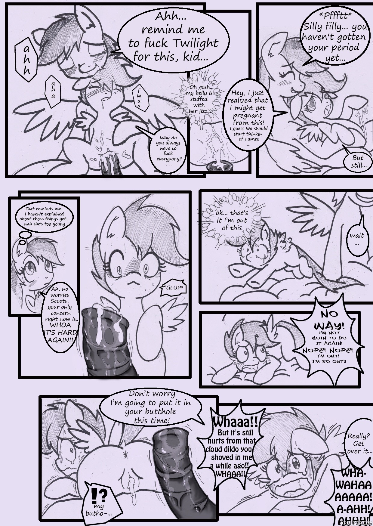Cuddle Clouds porn comic picture 24
