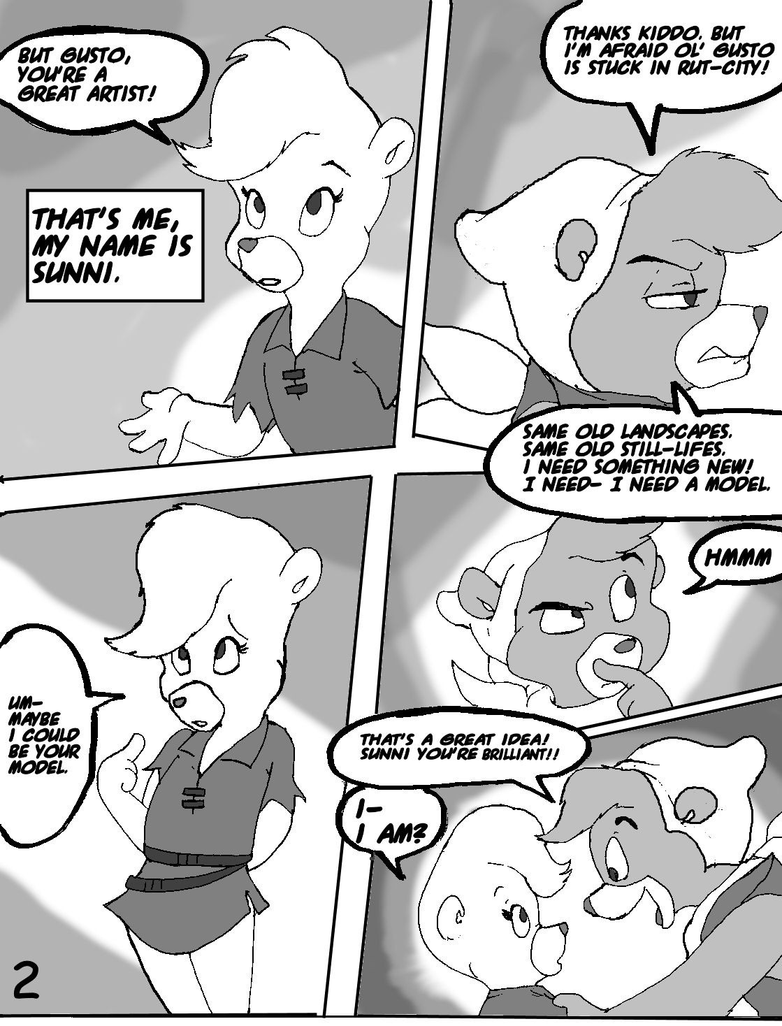 Delicious Gummi porn comic picture 3