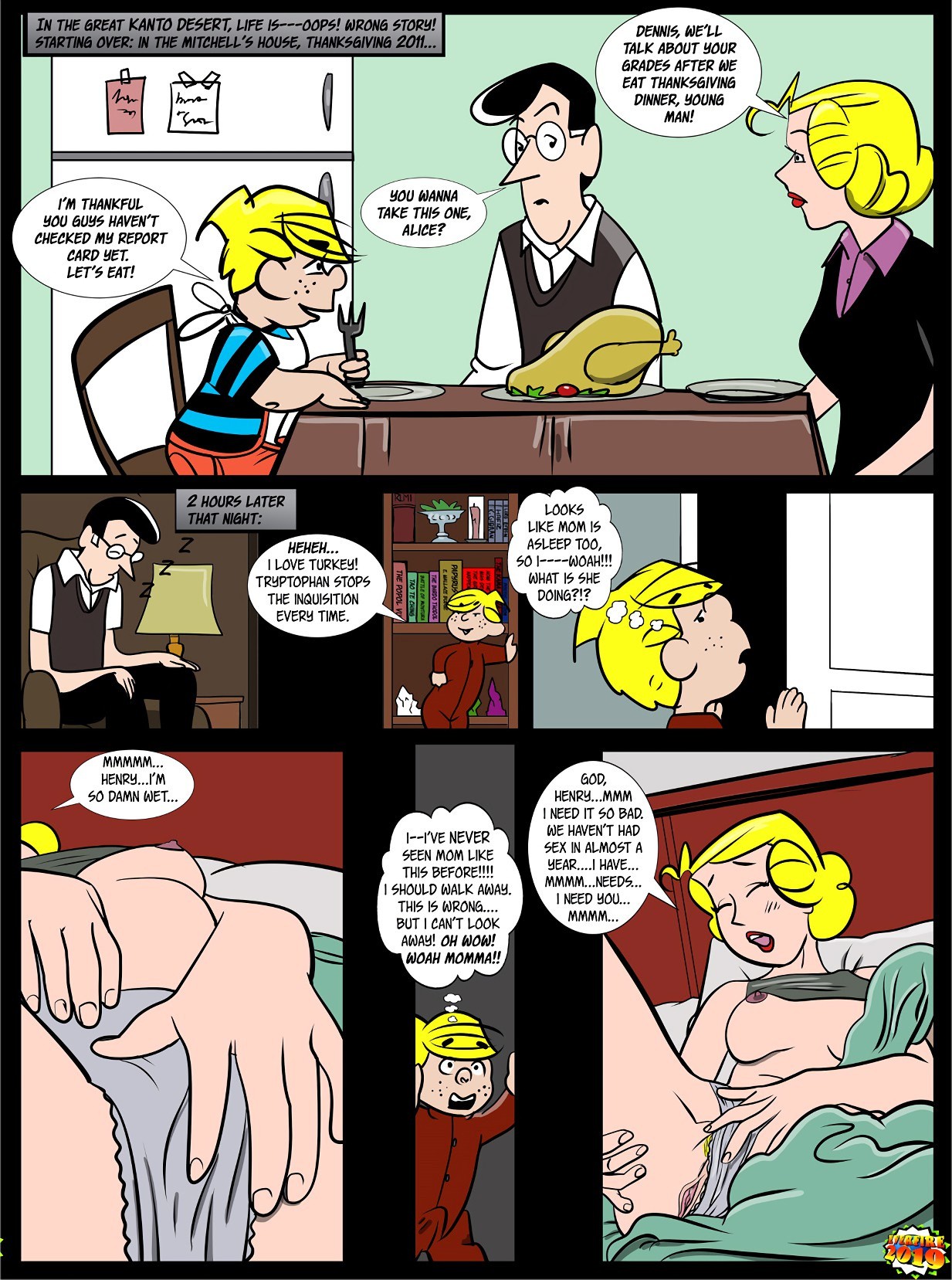 Dennis The Menace Origins porn comic picture 2