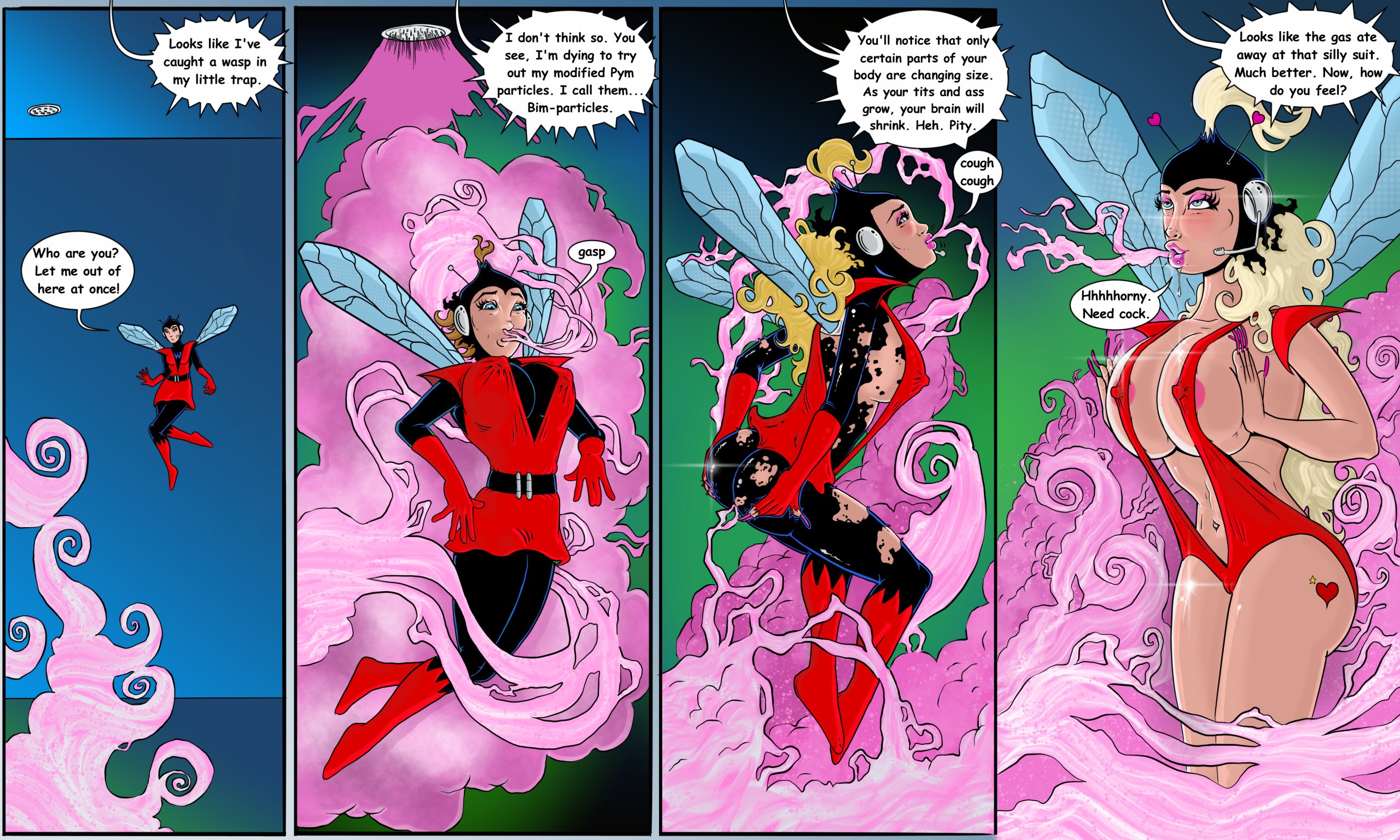 Doctor Bimboid vs Marvel Comic Heroes porn comic picture 12