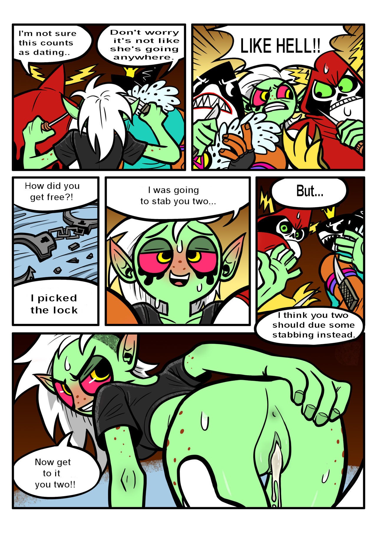 Dominator's Double Date!! porn comic picture 8