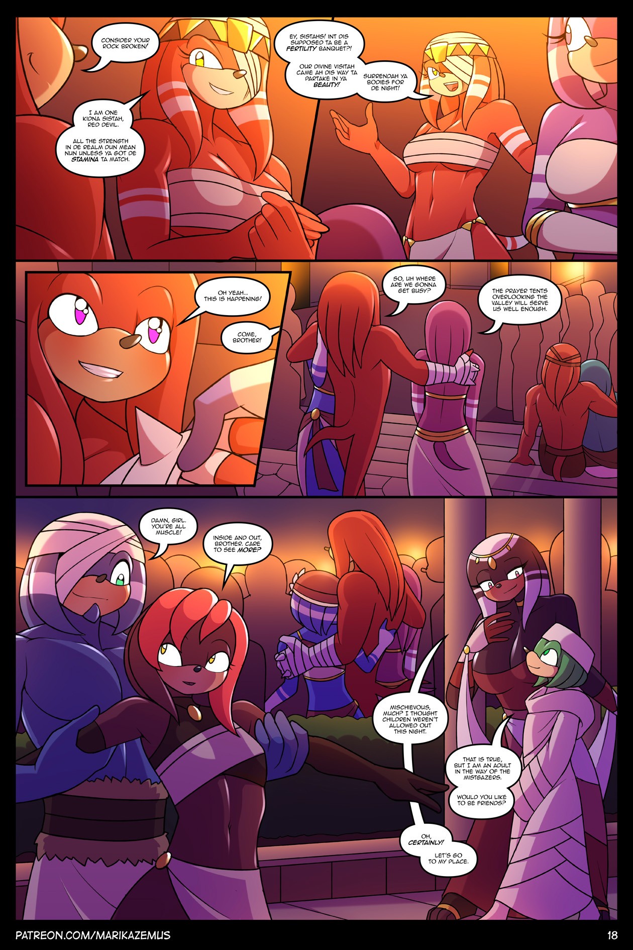 Echidna Nights porn comic picture 18