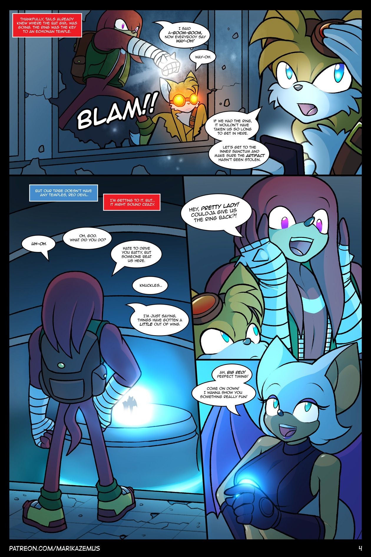 Echidna Nights porn comic picture 4