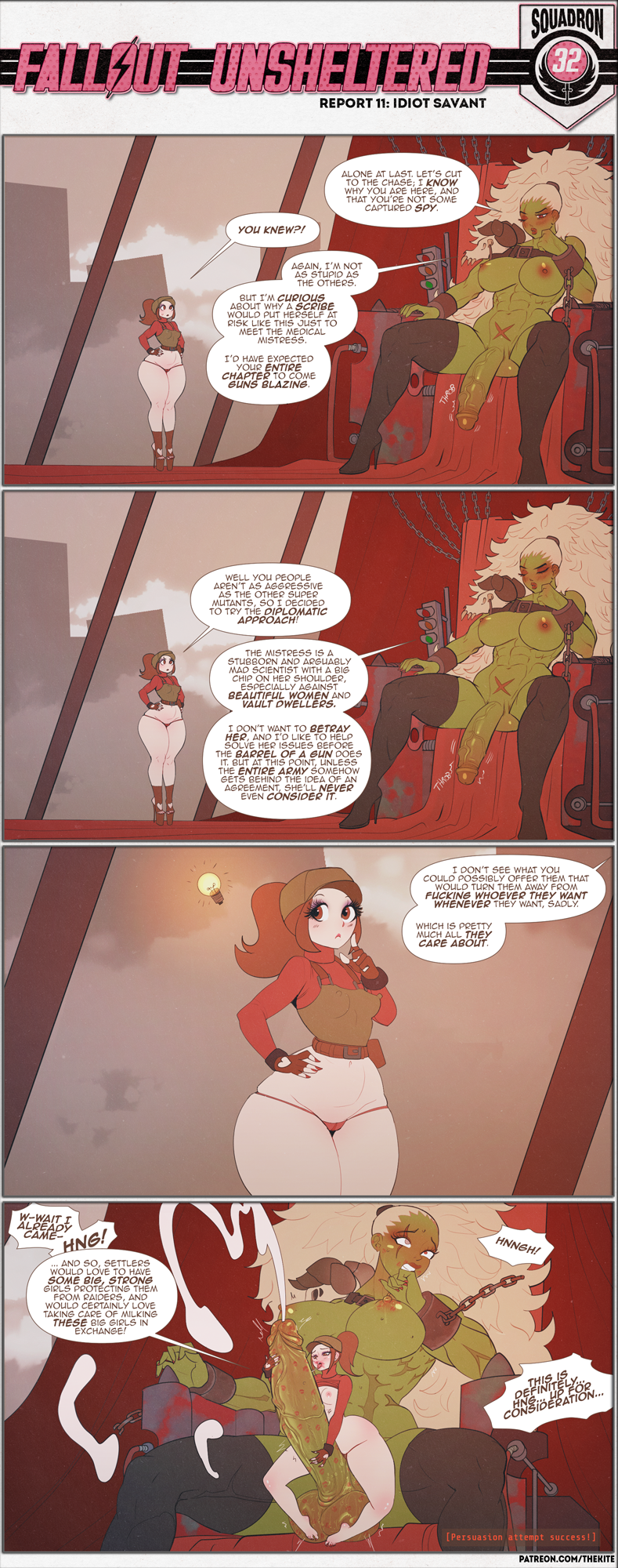 Fallout Unsheltered Squadron 32 porn comic picture 11