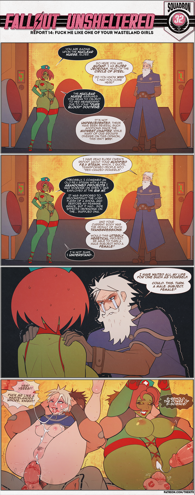 Fallout Unsheltered Squadron 32 porn comic picture 14