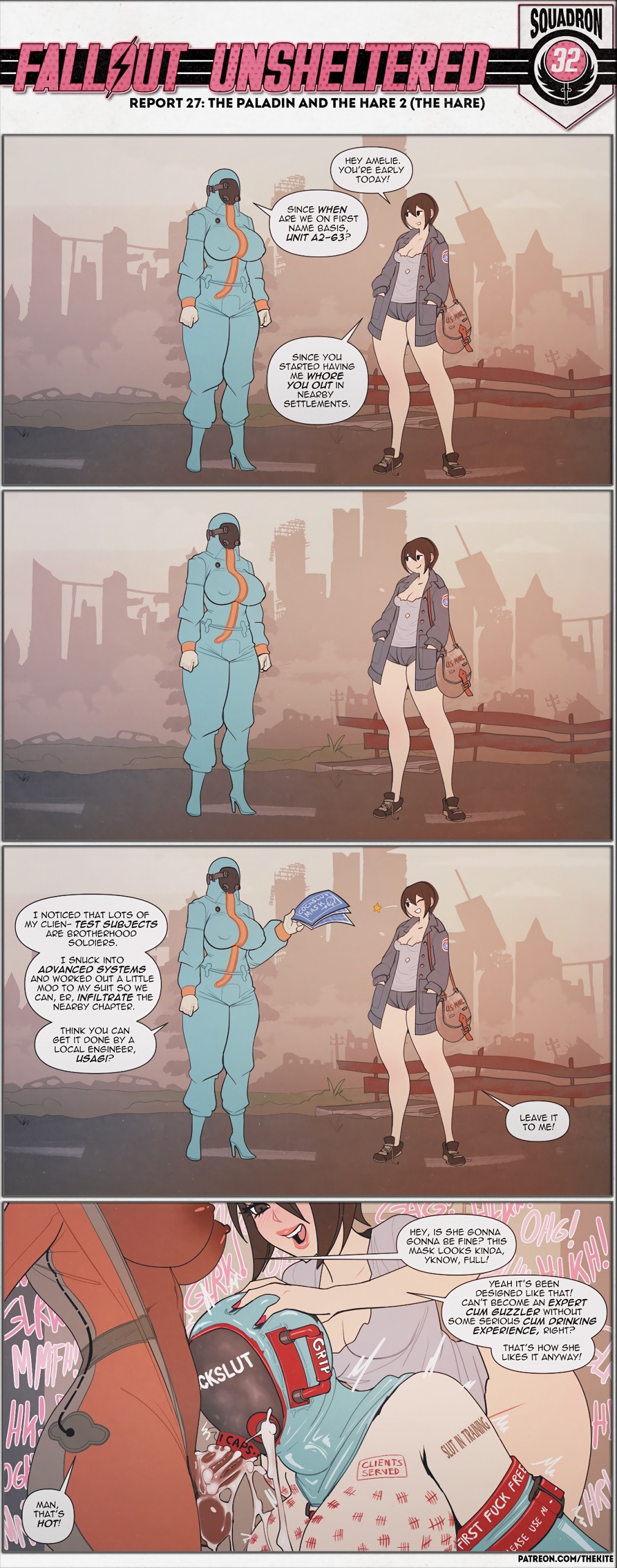 Fallout Unsheltered Squadron 32 porn comic picture 27