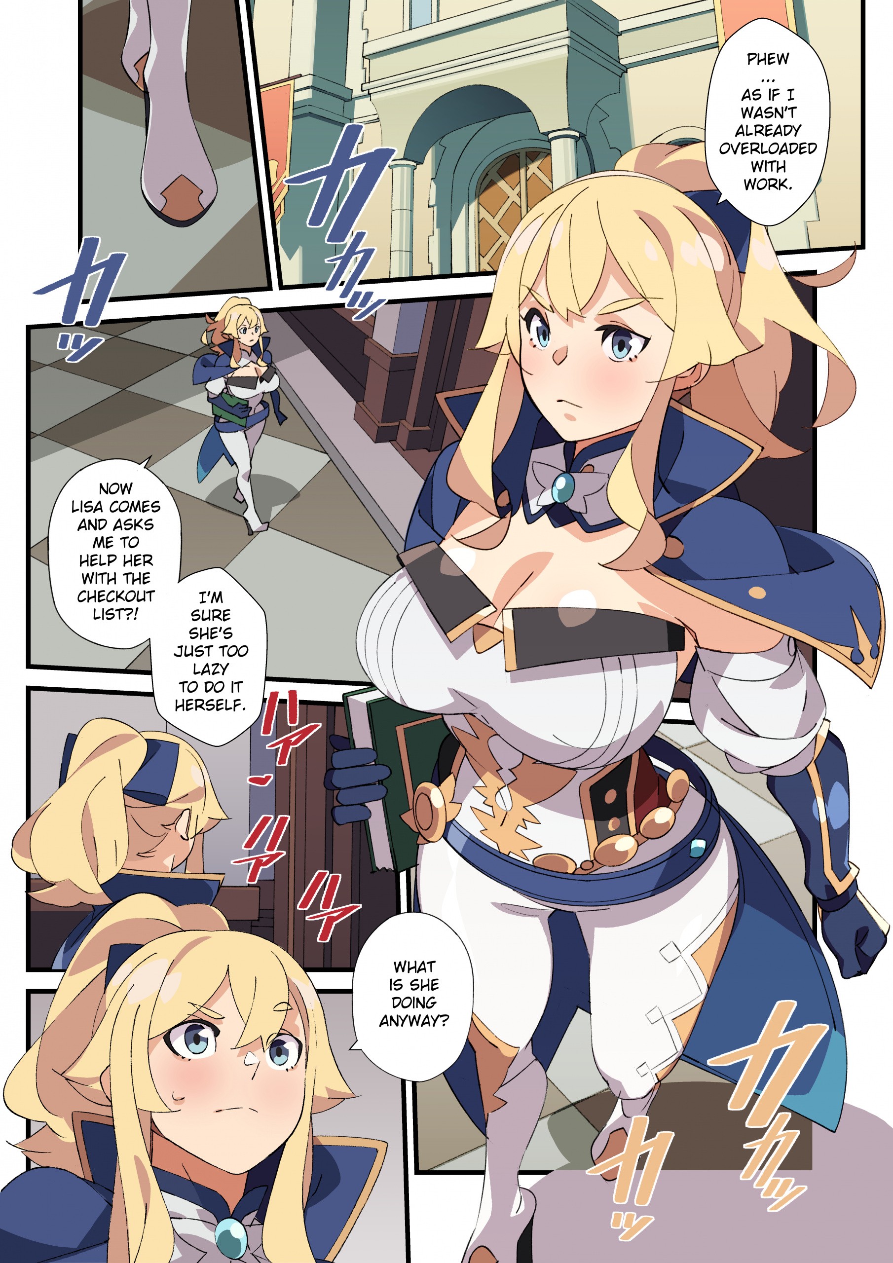 Genshin Impact Lisa'S SideQuest porn comic picture 2