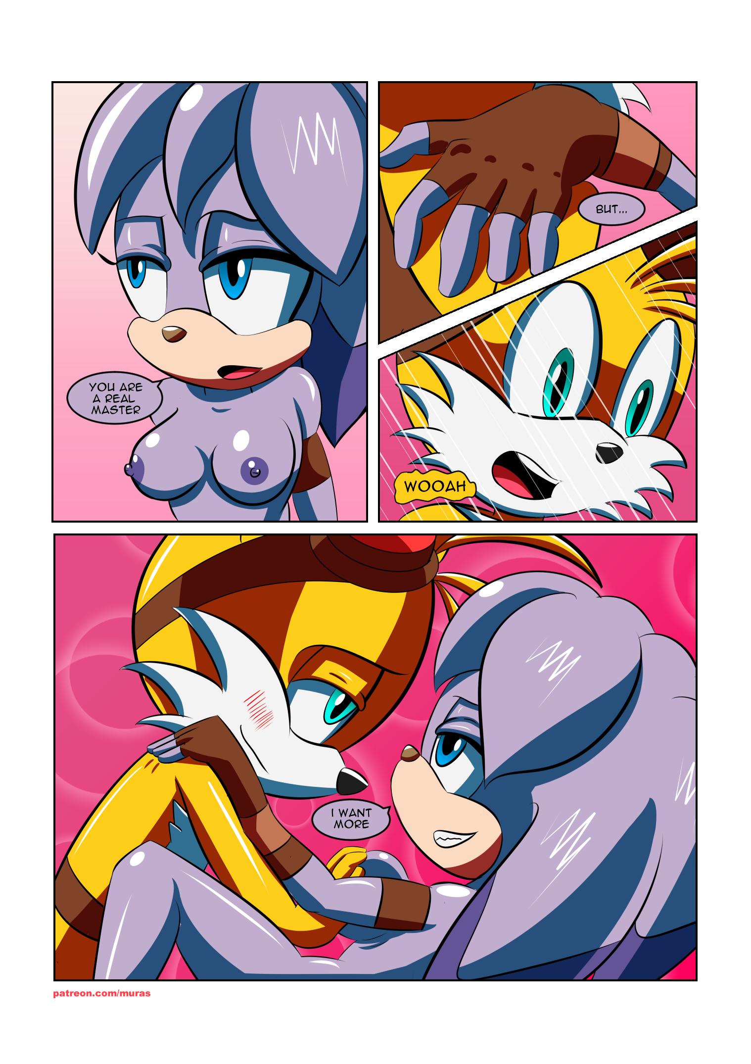 Handy Foxy porn comic picture 14