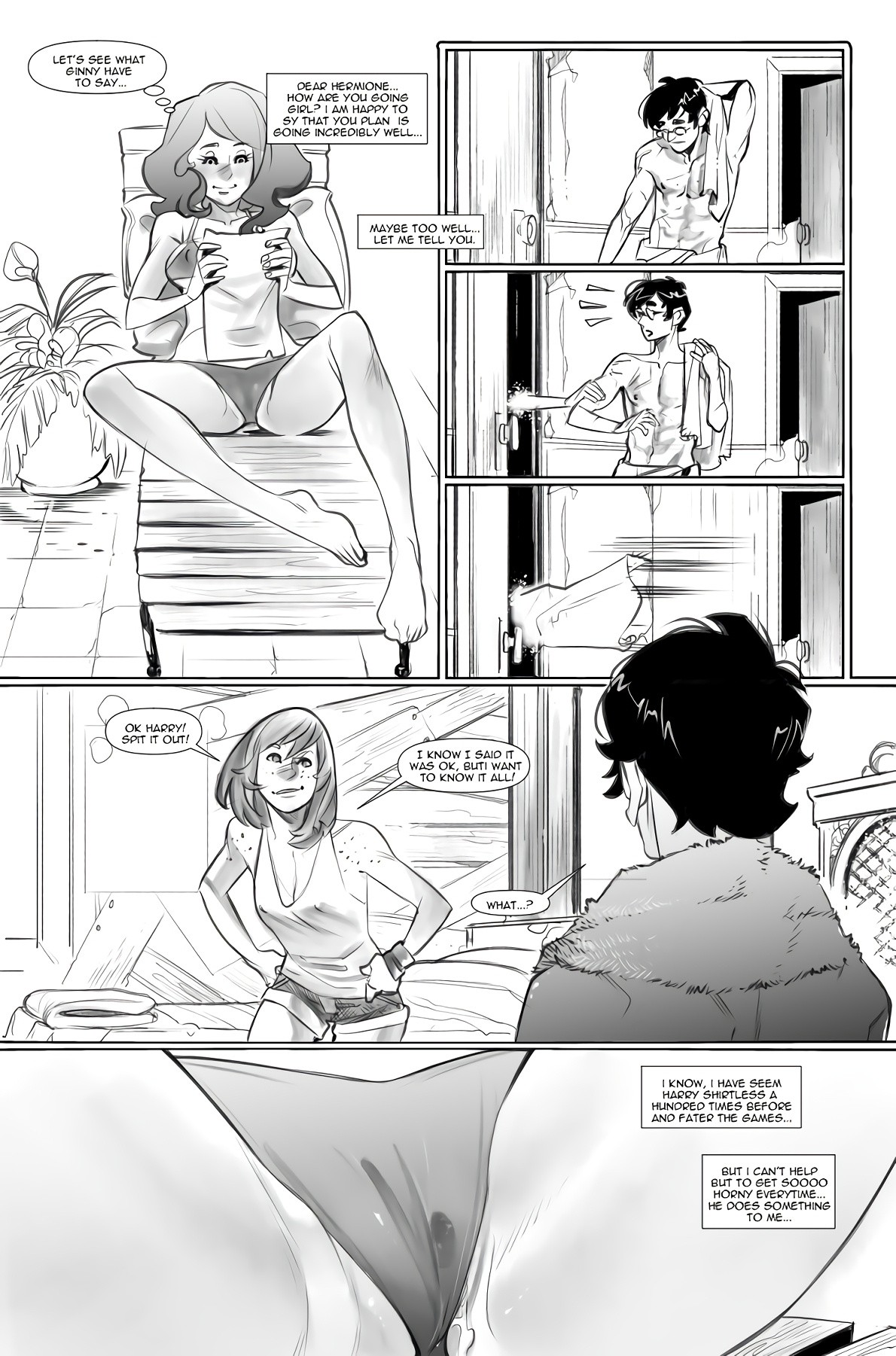 Harry Potter and The Mark of the Witch 6: Letters to a "friend" porn comic picture 4
