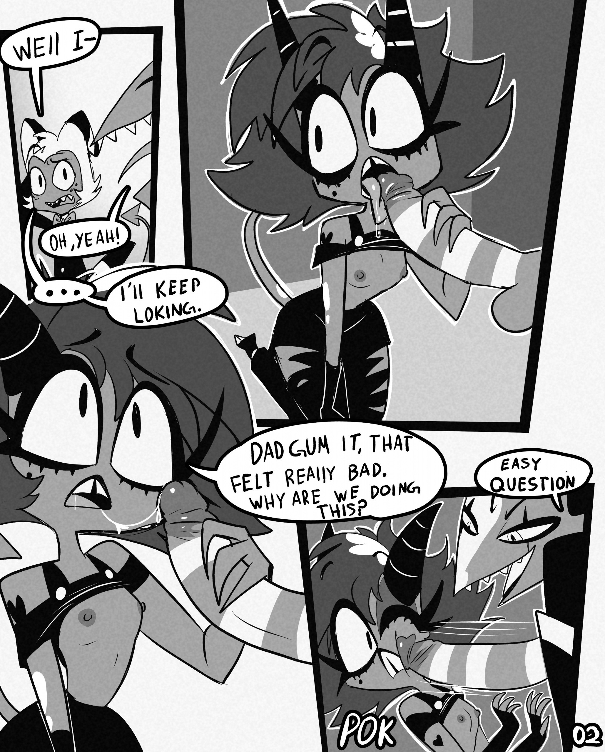 Helluva Boss sketch porn comic picture 2