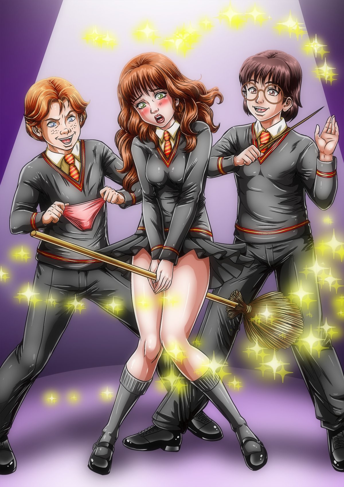 Hermione's Punishment porn comic picture 18