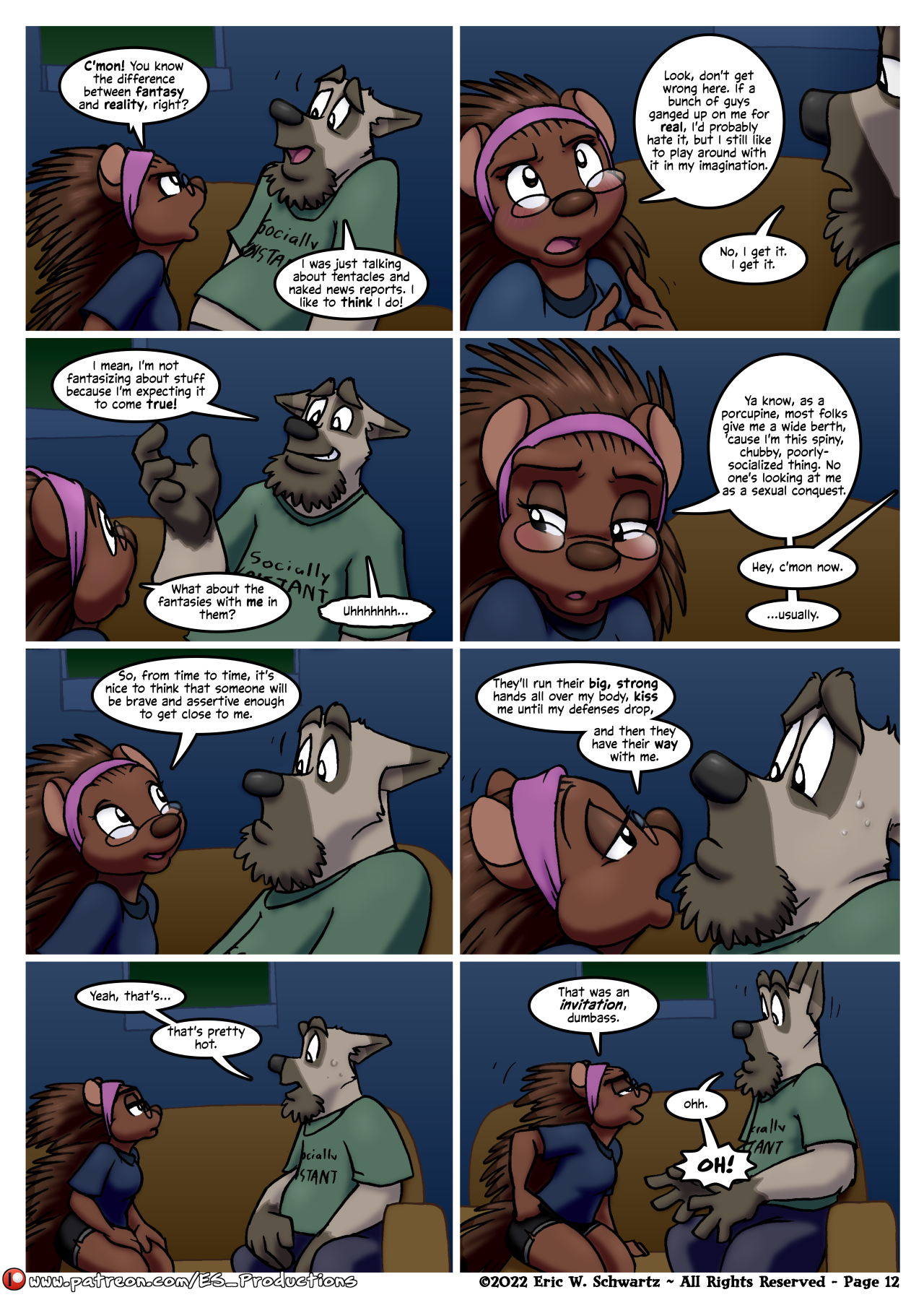 Holly & Doug's First Date porn comic picture 13
