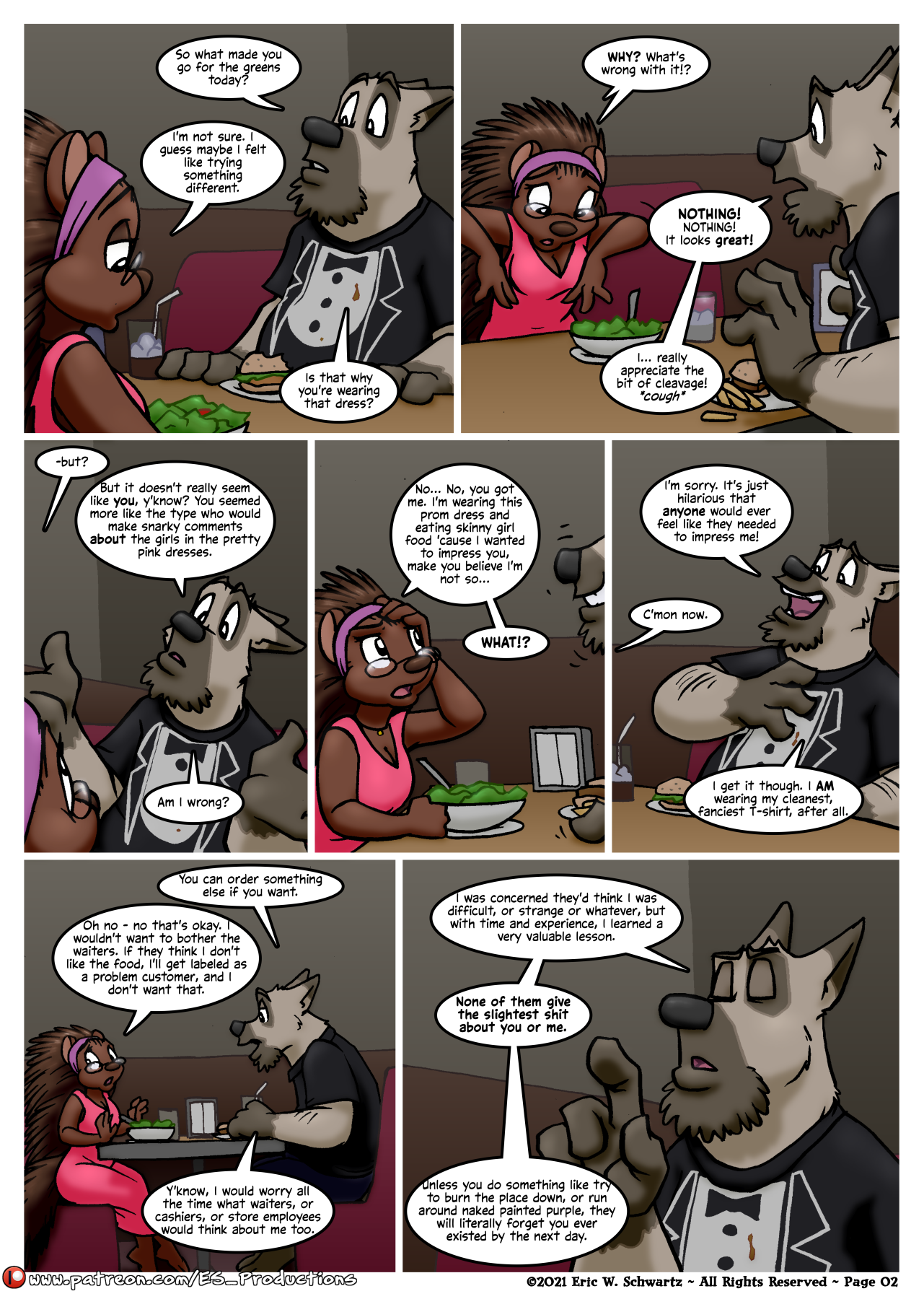 Holly & Doug's First Date porn comic picture 3