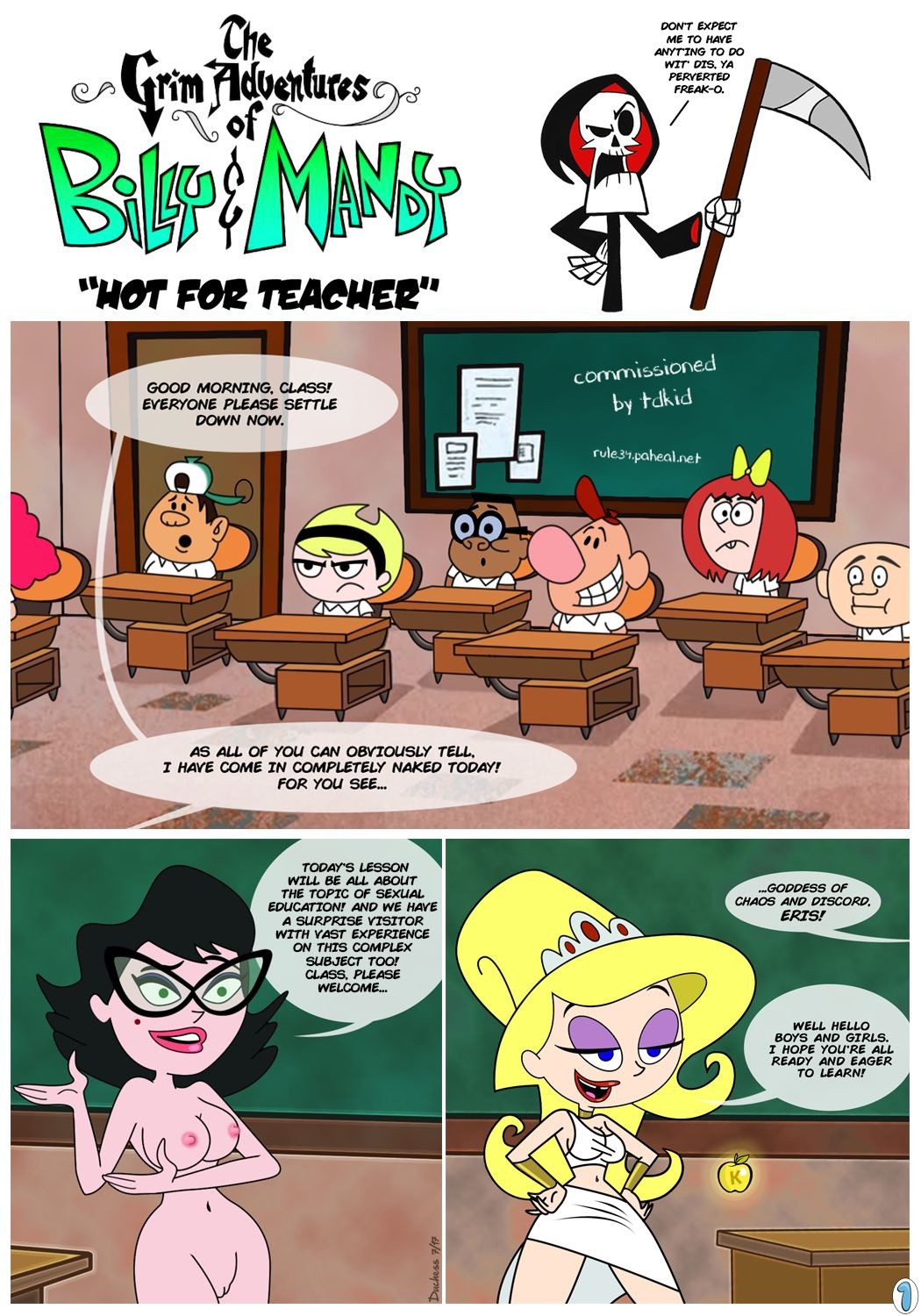 Hot For Teacher porn comic picture 1