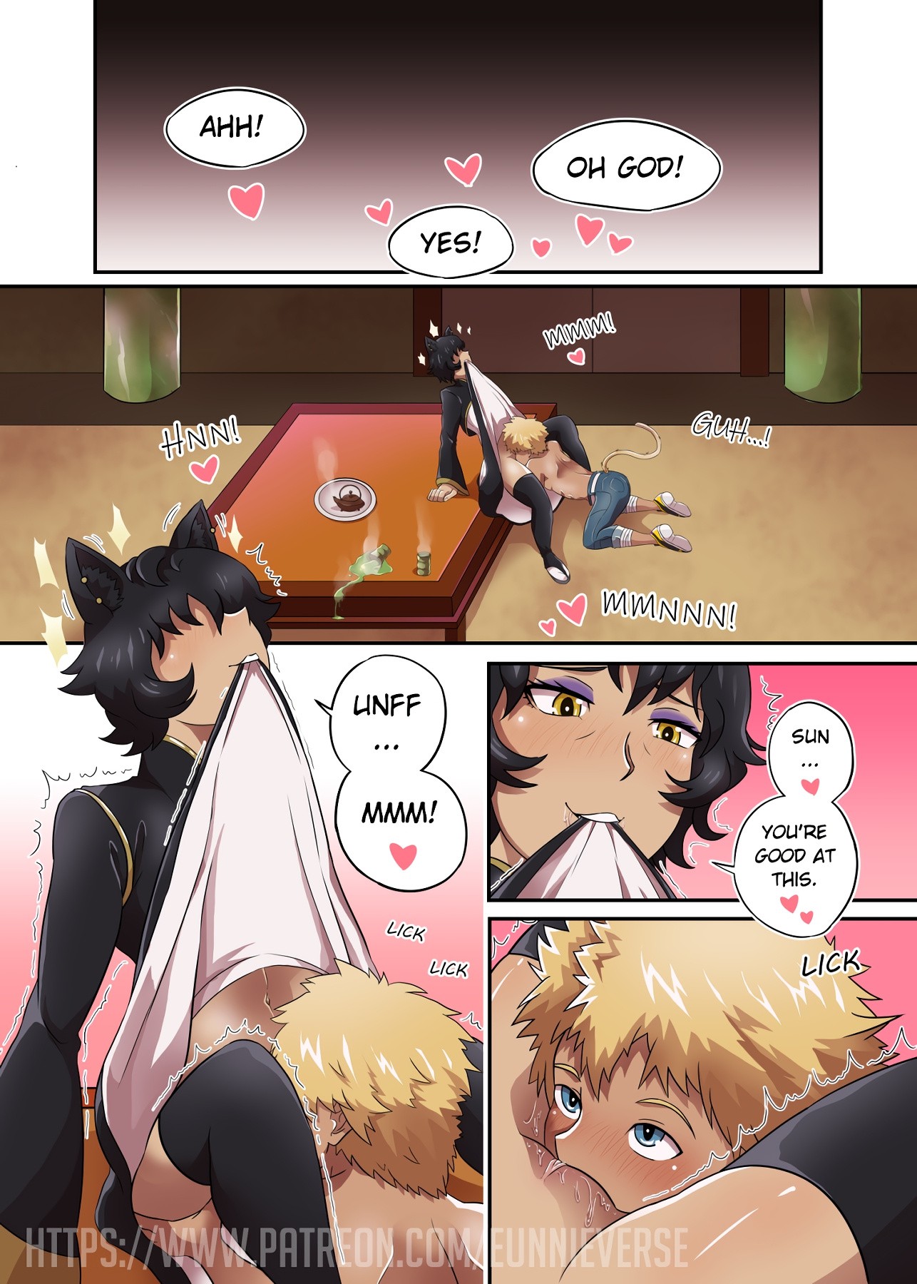 Kali x Sun Doujin porn comic picture 4