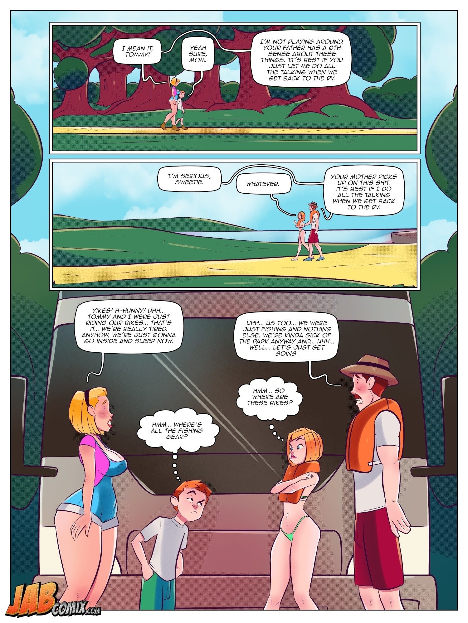Kicking It With The Camptons 2 porn comic picture 22