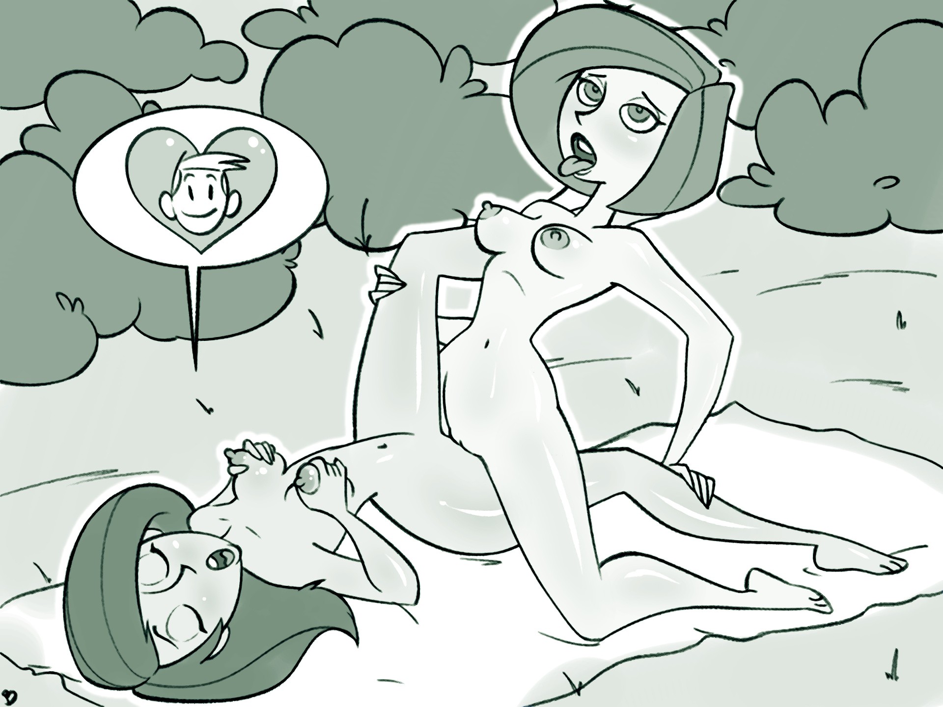 Kim and Ann porn comic picture 10