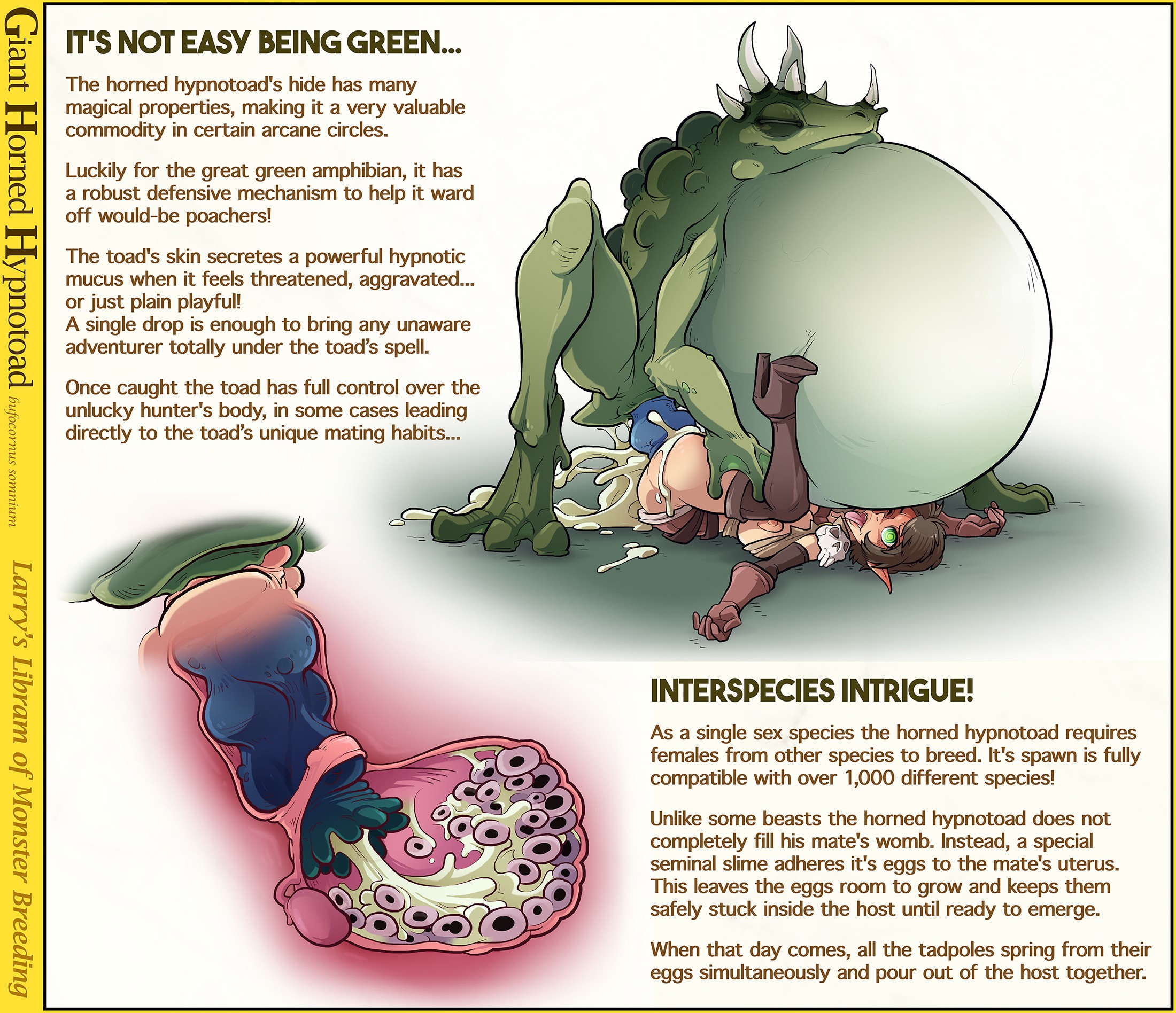 Larry's Libram of Monster Breeding porn comic picture 2