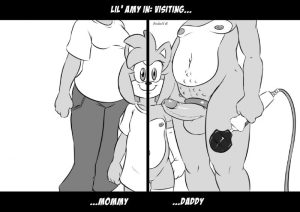 Lil' Amy in Visiting porn comic picture 1