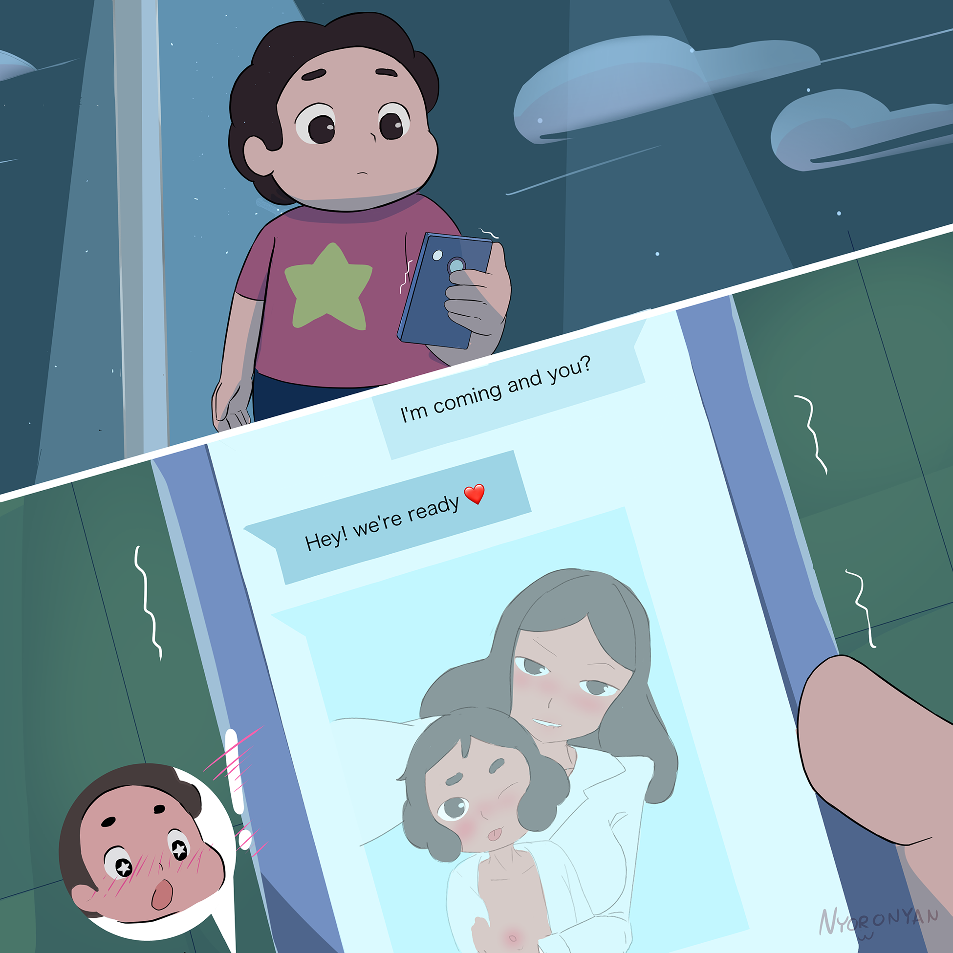 Night Check porn comic picture 2