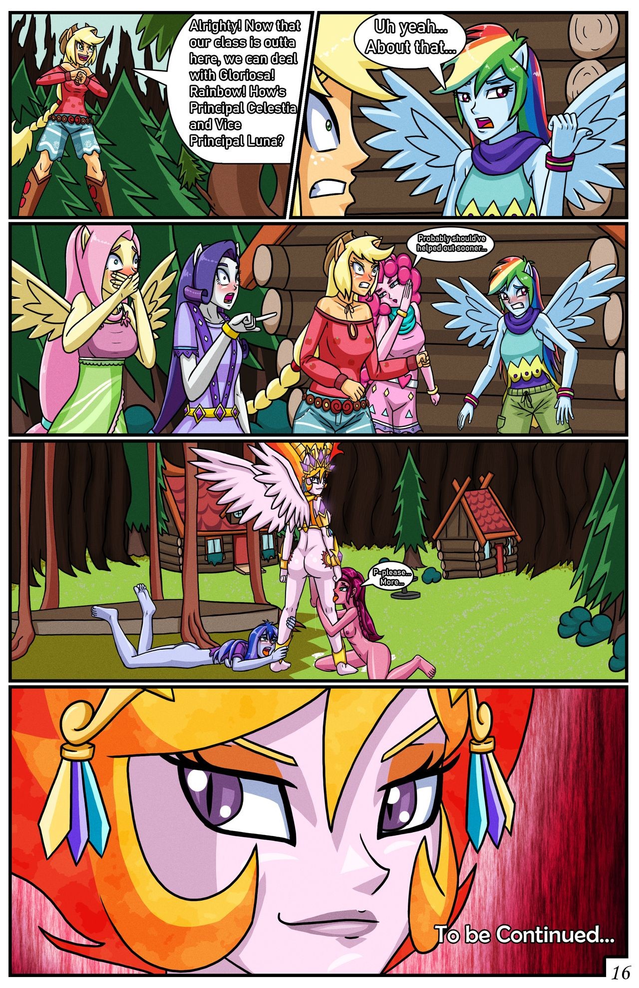 Nightmare of Everfree porn comic picture 17