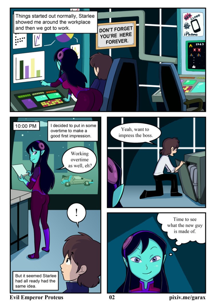 Overtime Hord Workers receive a Big Rewards porn comic picture 3