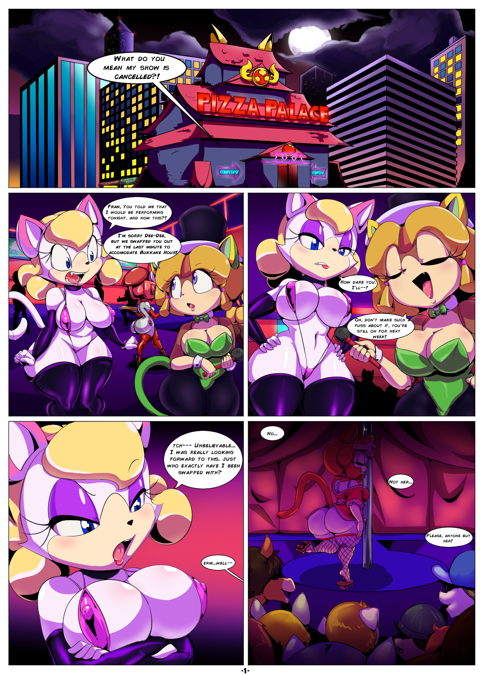 Pizza Hoes porn comic picture 2