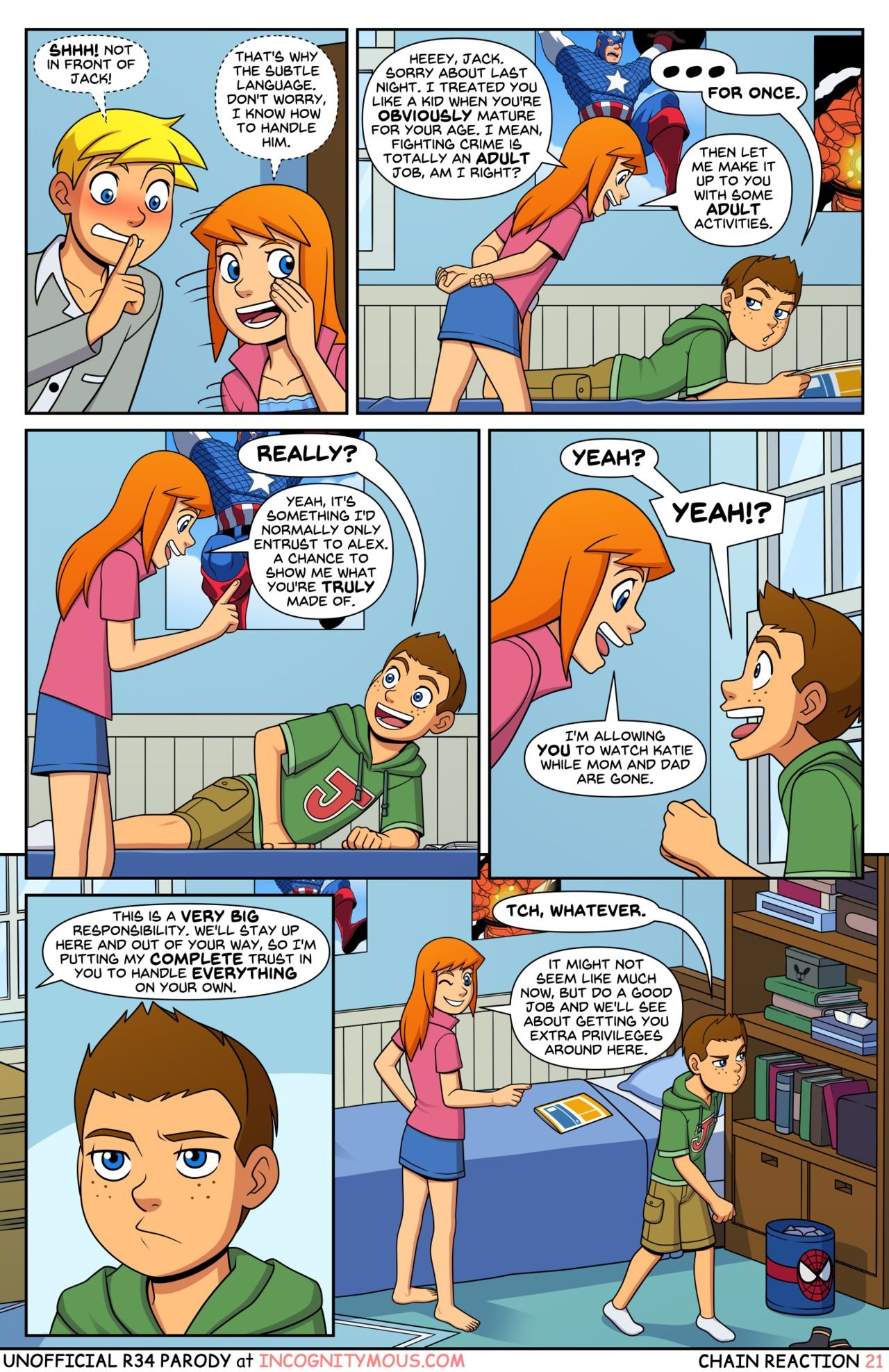 Power Pack - Chain Reaction porn comic picture 22
