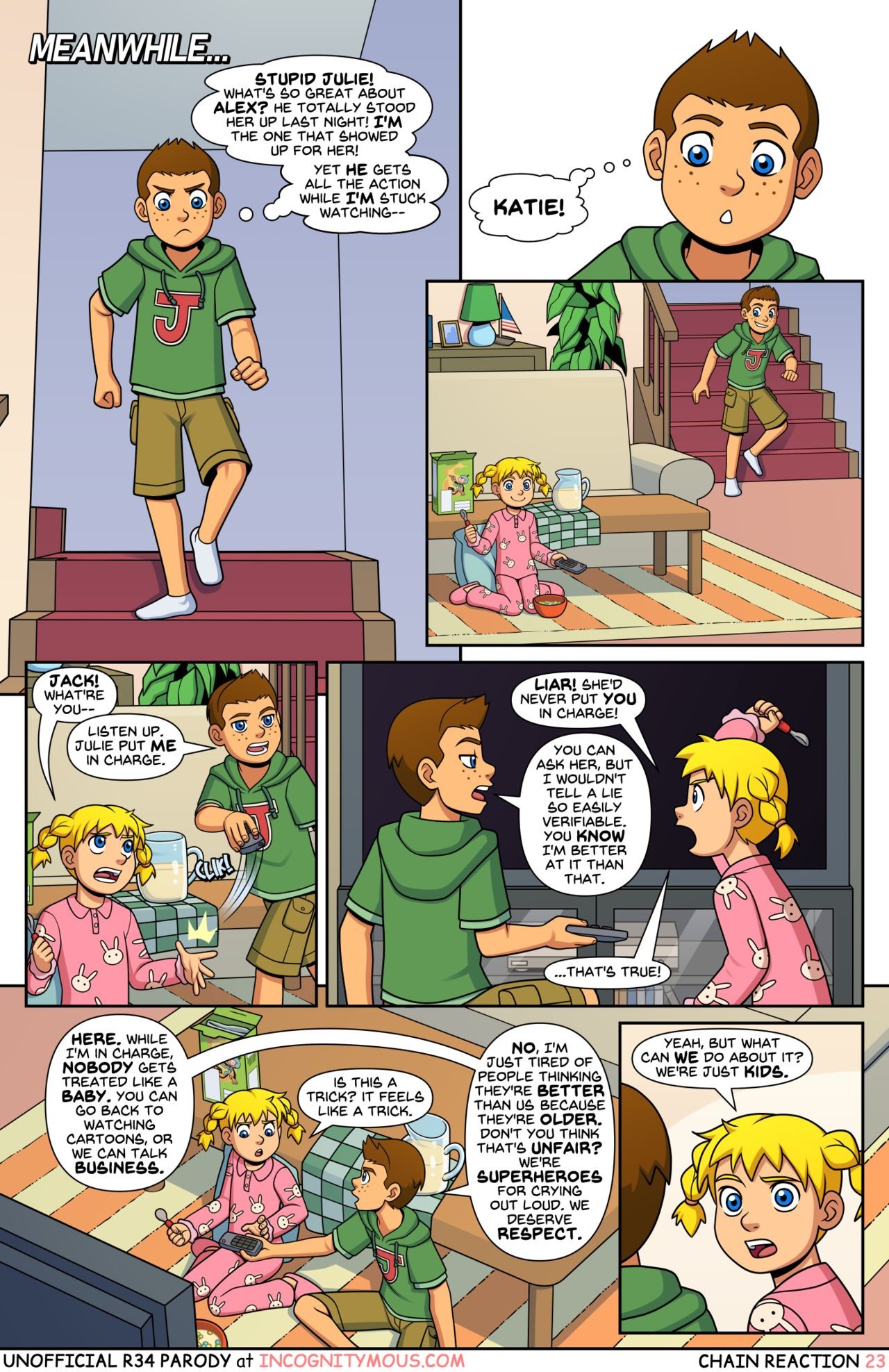 Power Pack - Chain Reaction porn comic picture 24