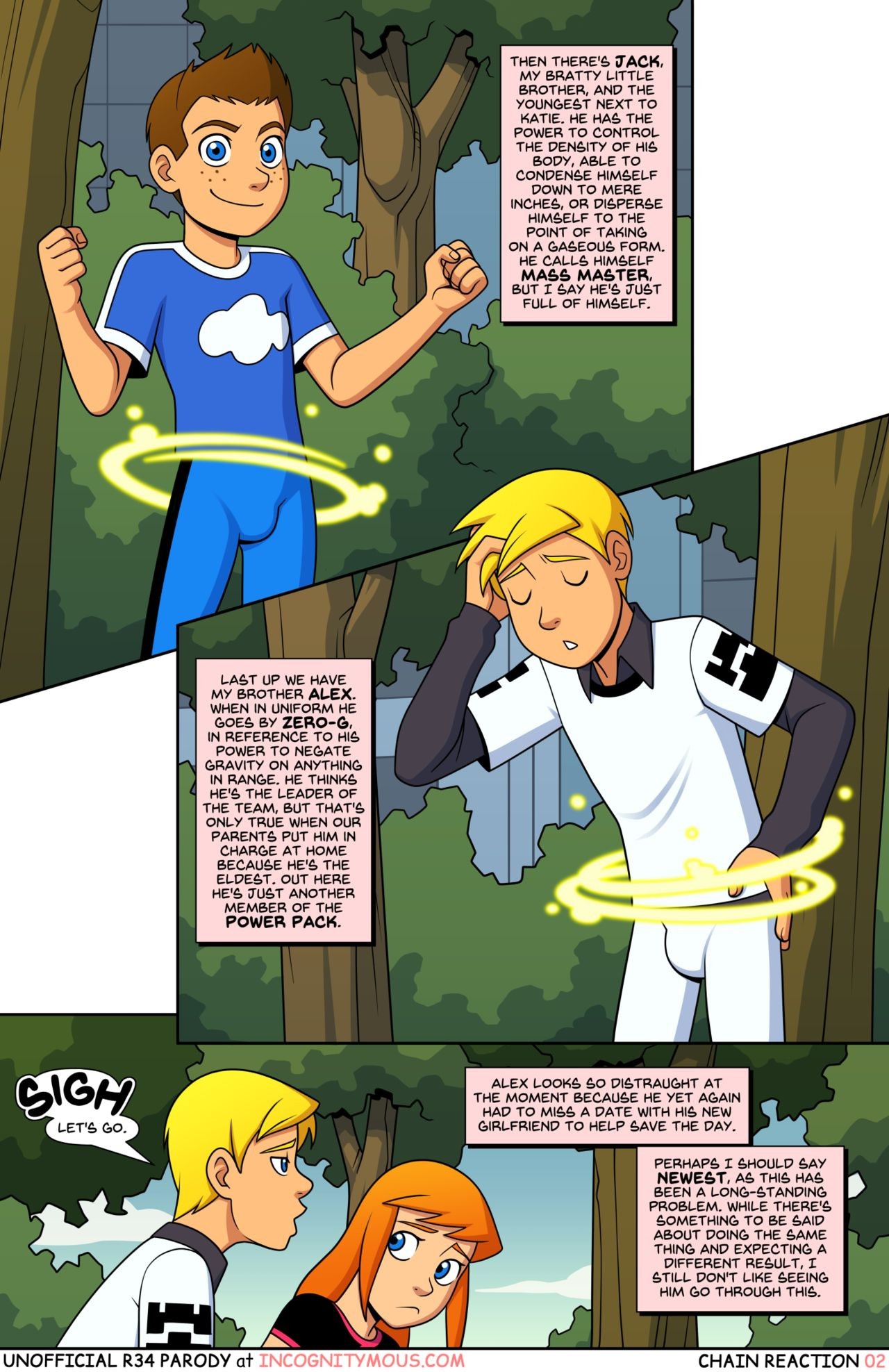 Power Pack - Chain Reaction porn comic picture 3