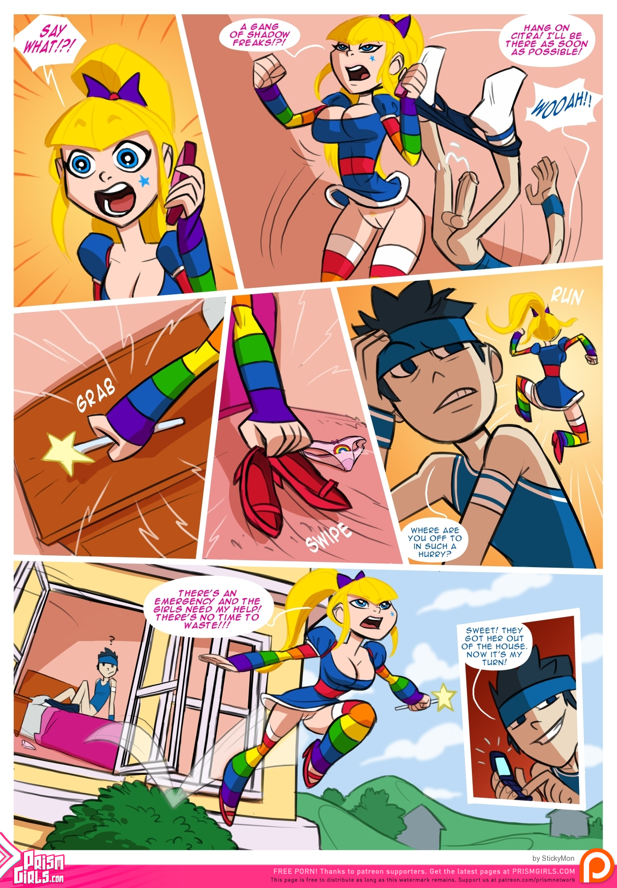 Rainbow Sprite Hunger of the Shadow Beasts porn comic picture 6