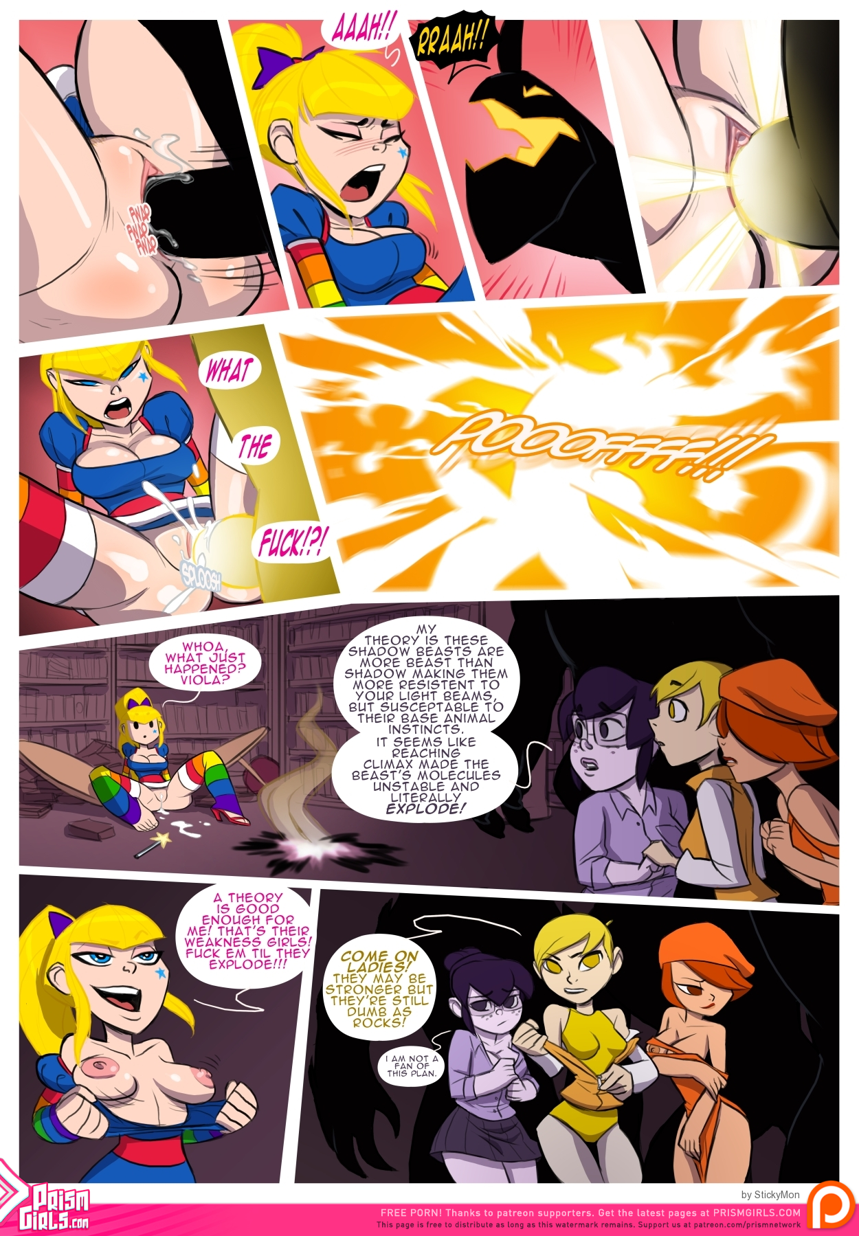 Rainbow Sprite Hunger of the Shadow Beasts porn comic picture 9