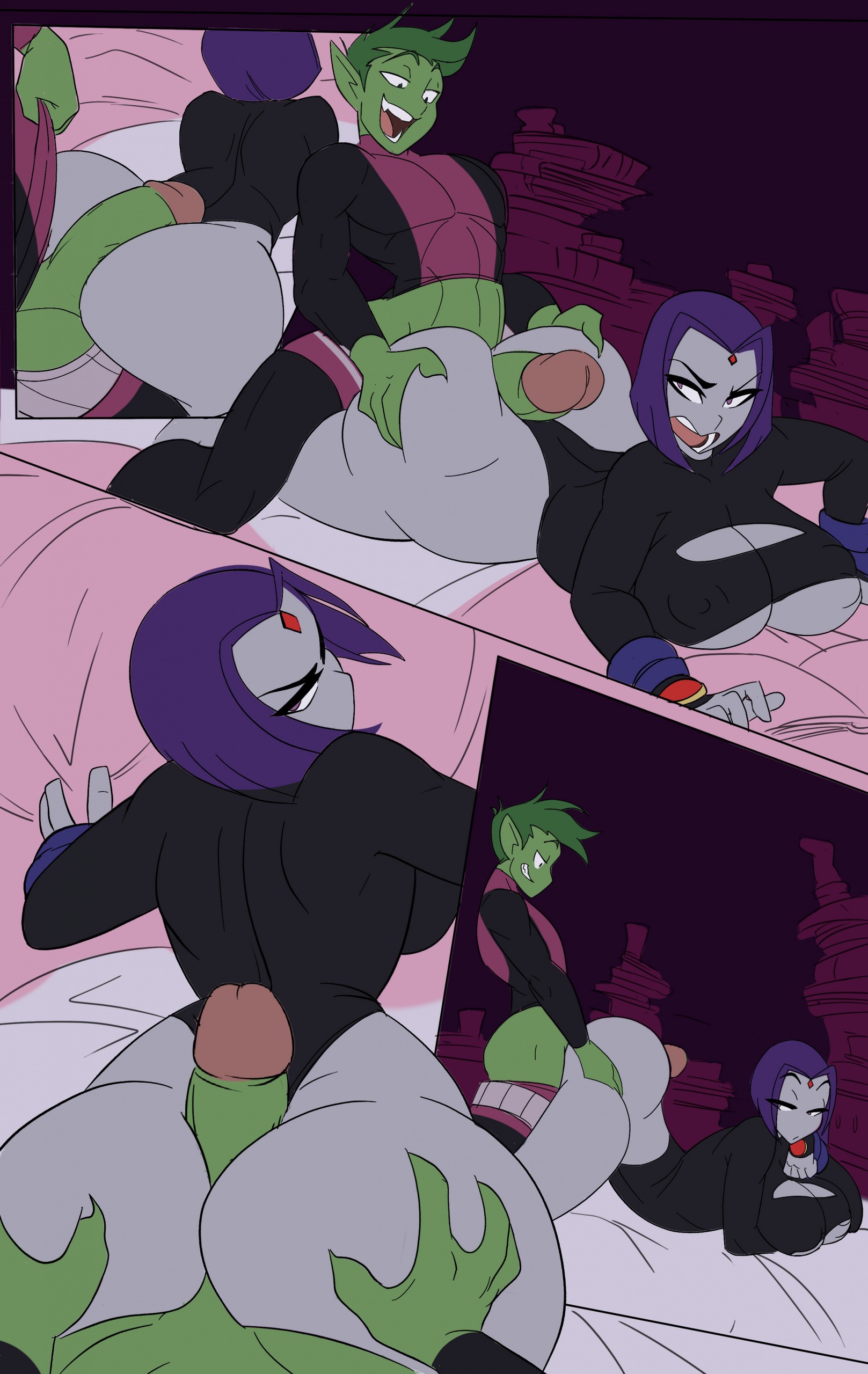 Raven porn comic picture 14