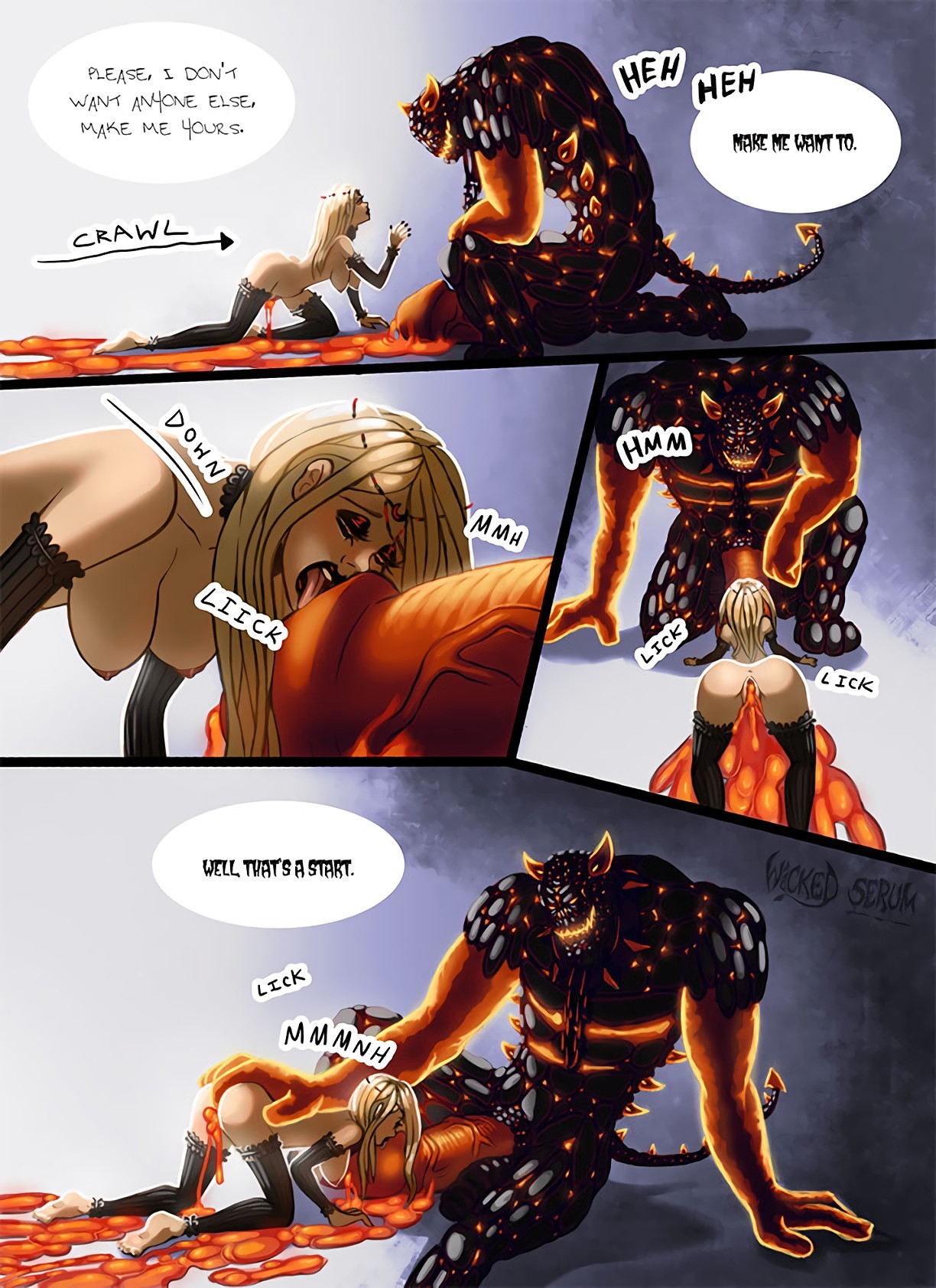Riling the Beast porn comic picture 13