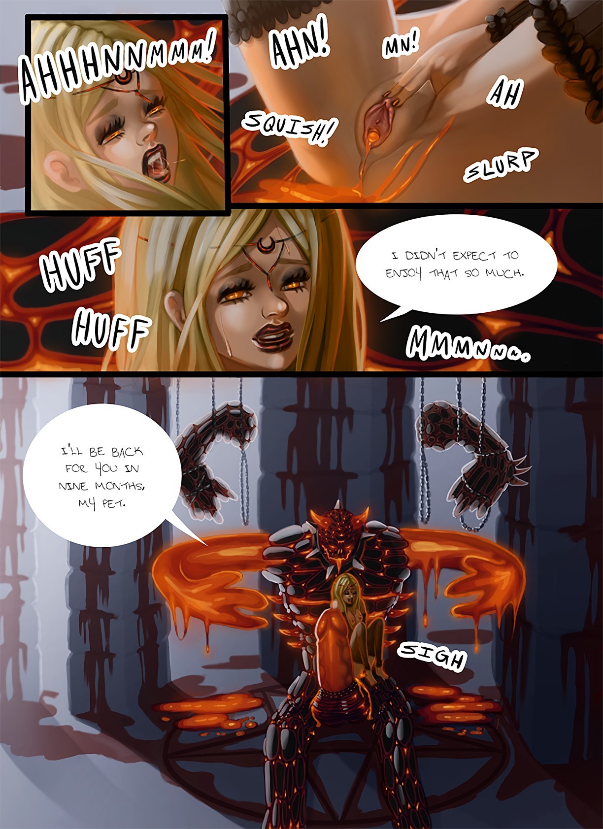 Riling the Beast porn comic picture 4