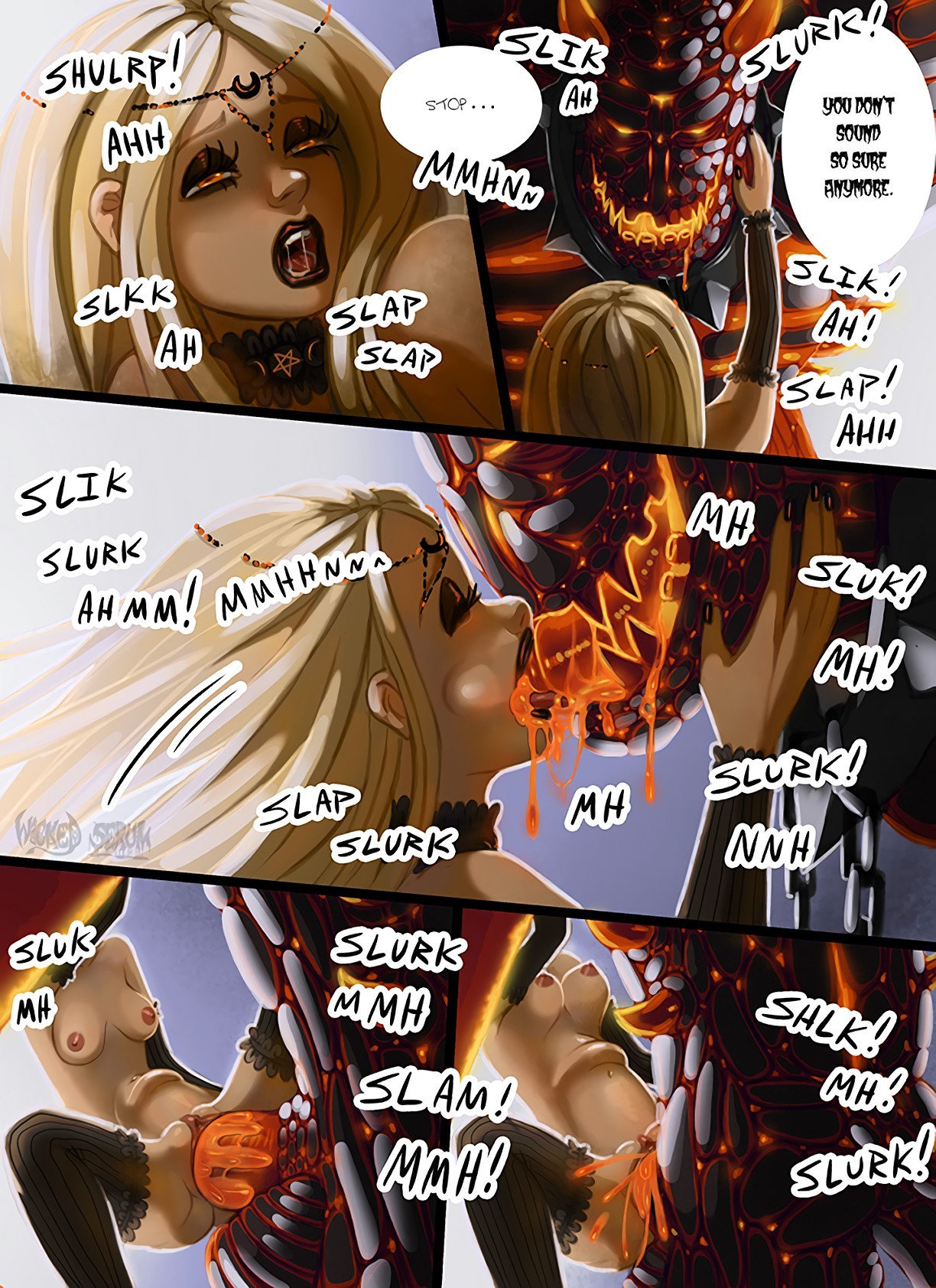 Riling the Beast porn comic picture 8