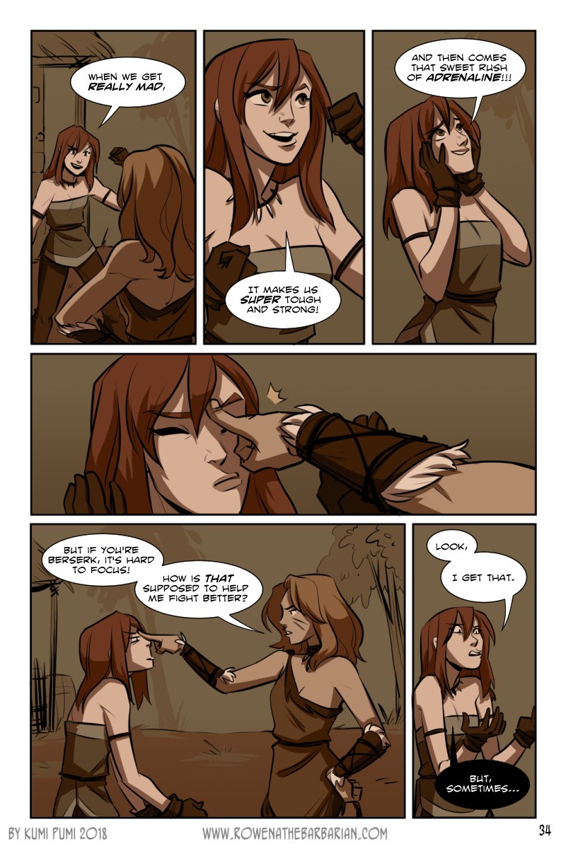 Rowena the Barbarian porn comic picture 36