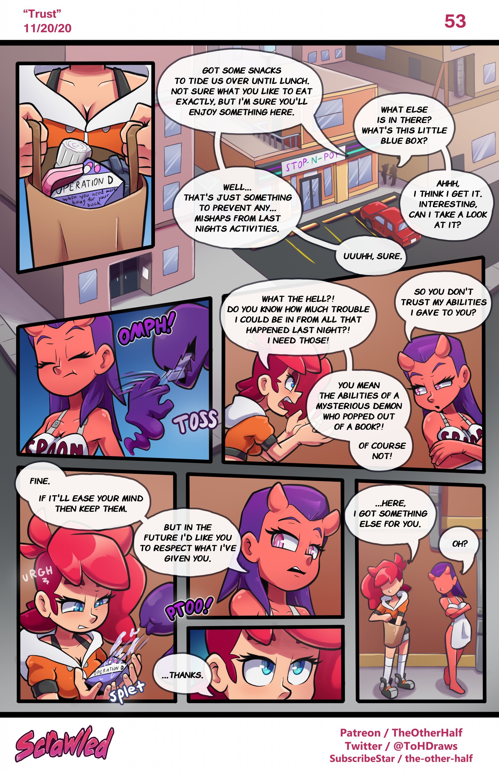 Scrawled porn comic picture 54