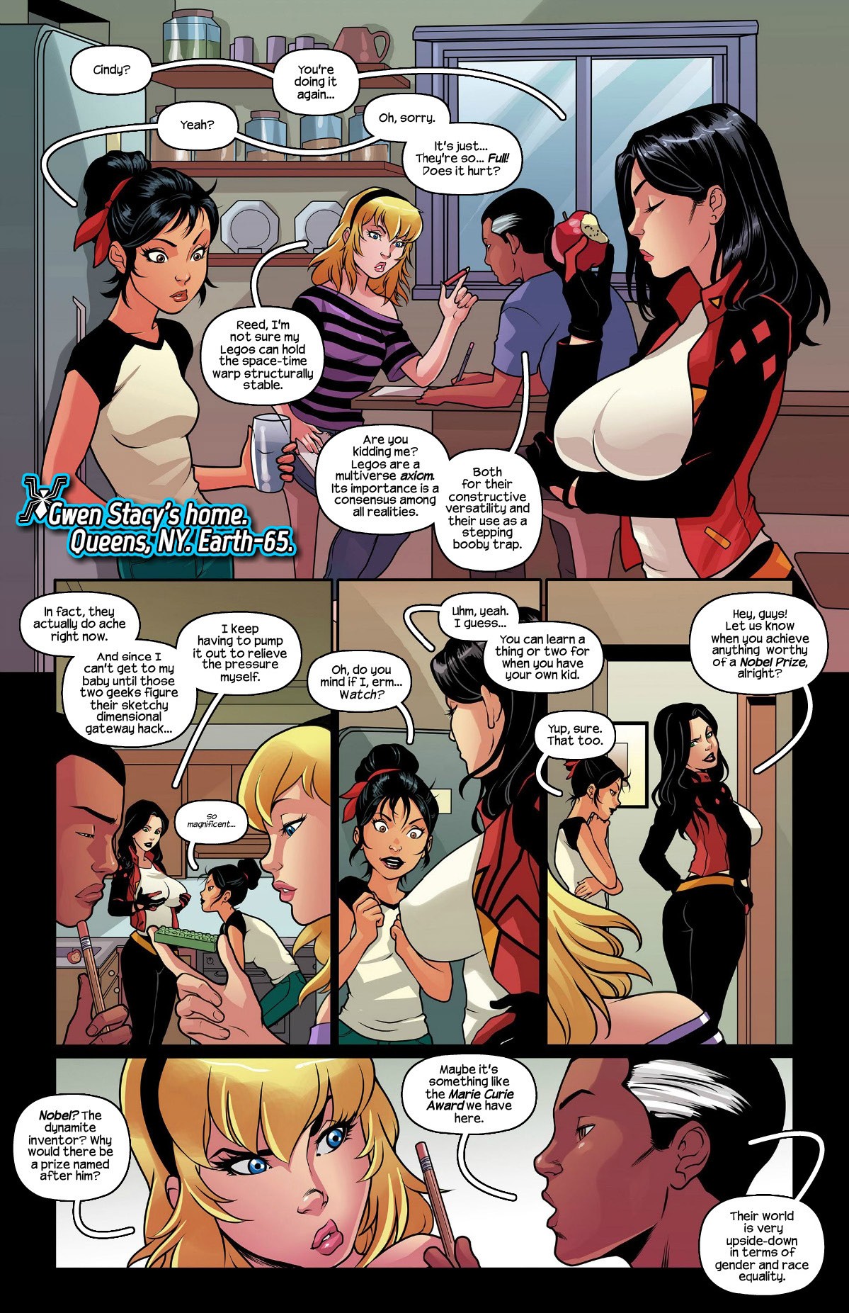 Spider Women porn comic picture 2