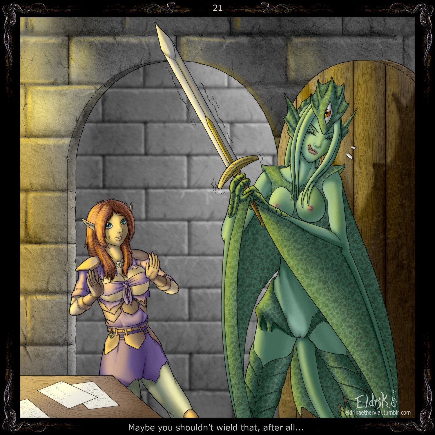 Tentacle Dungeon porn comic picture 21