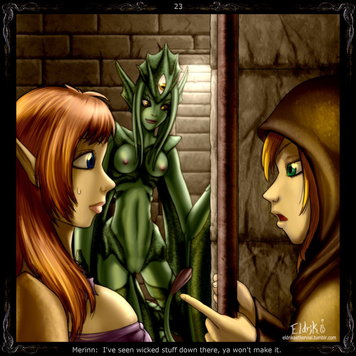 Tentacle Dungeon porn comic picture 23